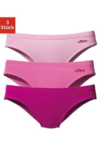 ♕ s.Oliver Bikinislip, (Packung, 3 St.), aus elastischer Baumwoll-Qualität  versandkostenfrei kaufen | Bikini-Slips