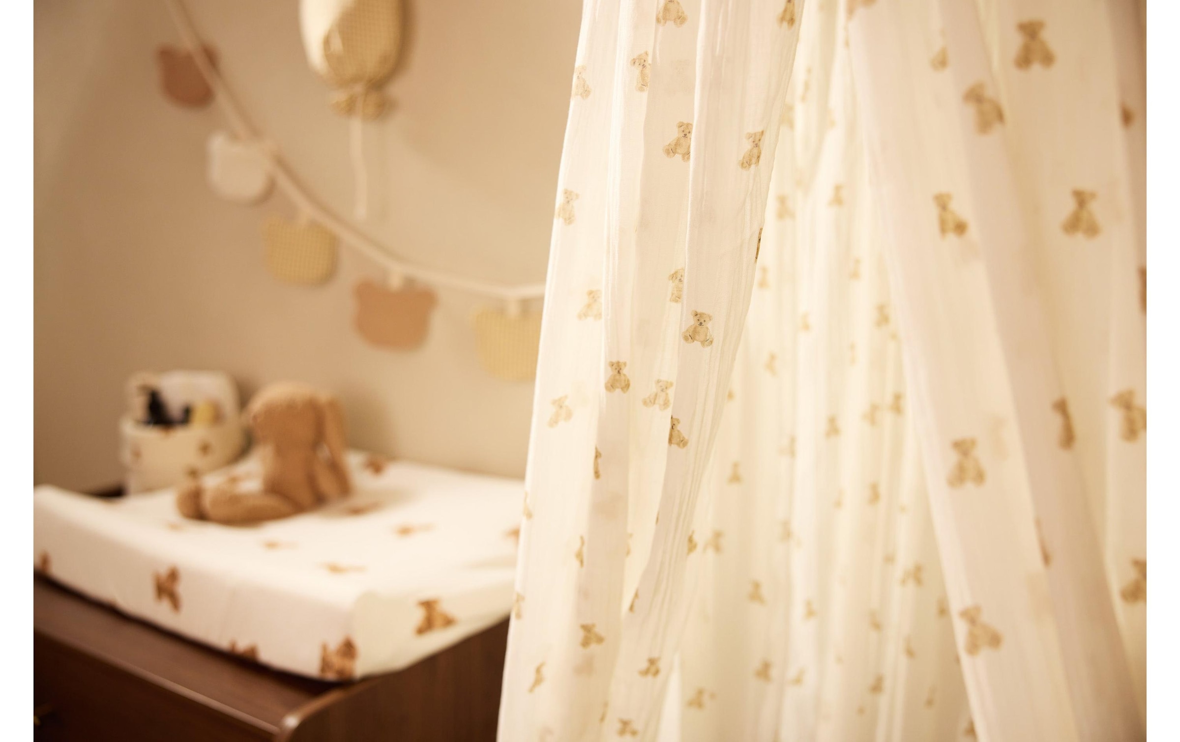 Jollein Ciel de lit »Baldachin 245cm – Mini Teddy Bear«