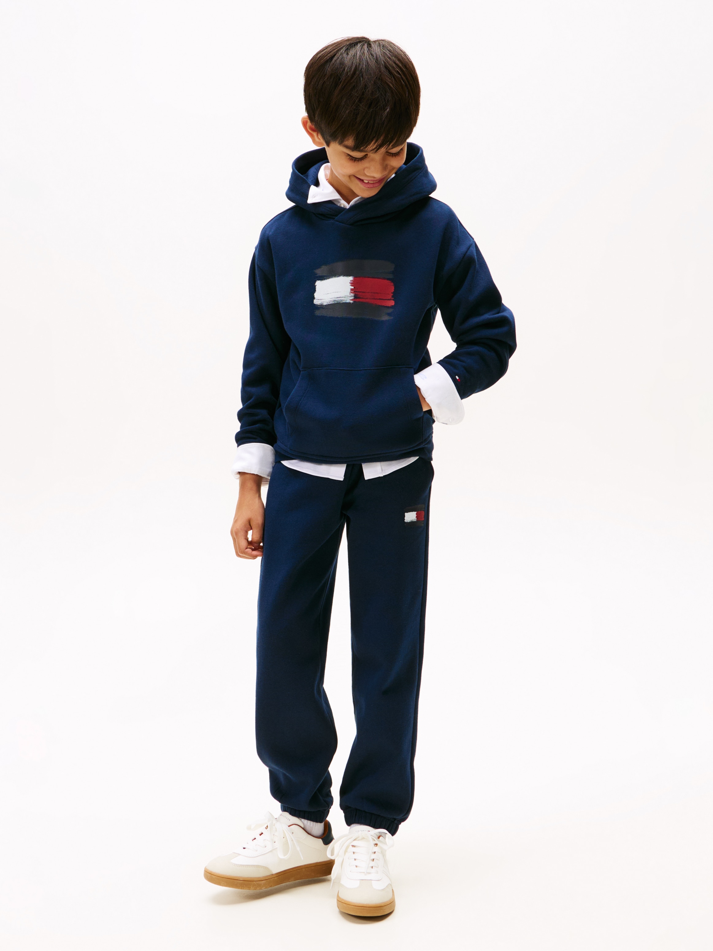 Tommy Hilfiger Kapuzensweatshirt »FLAG HOODIE«, Kinder bis 16 Jahre