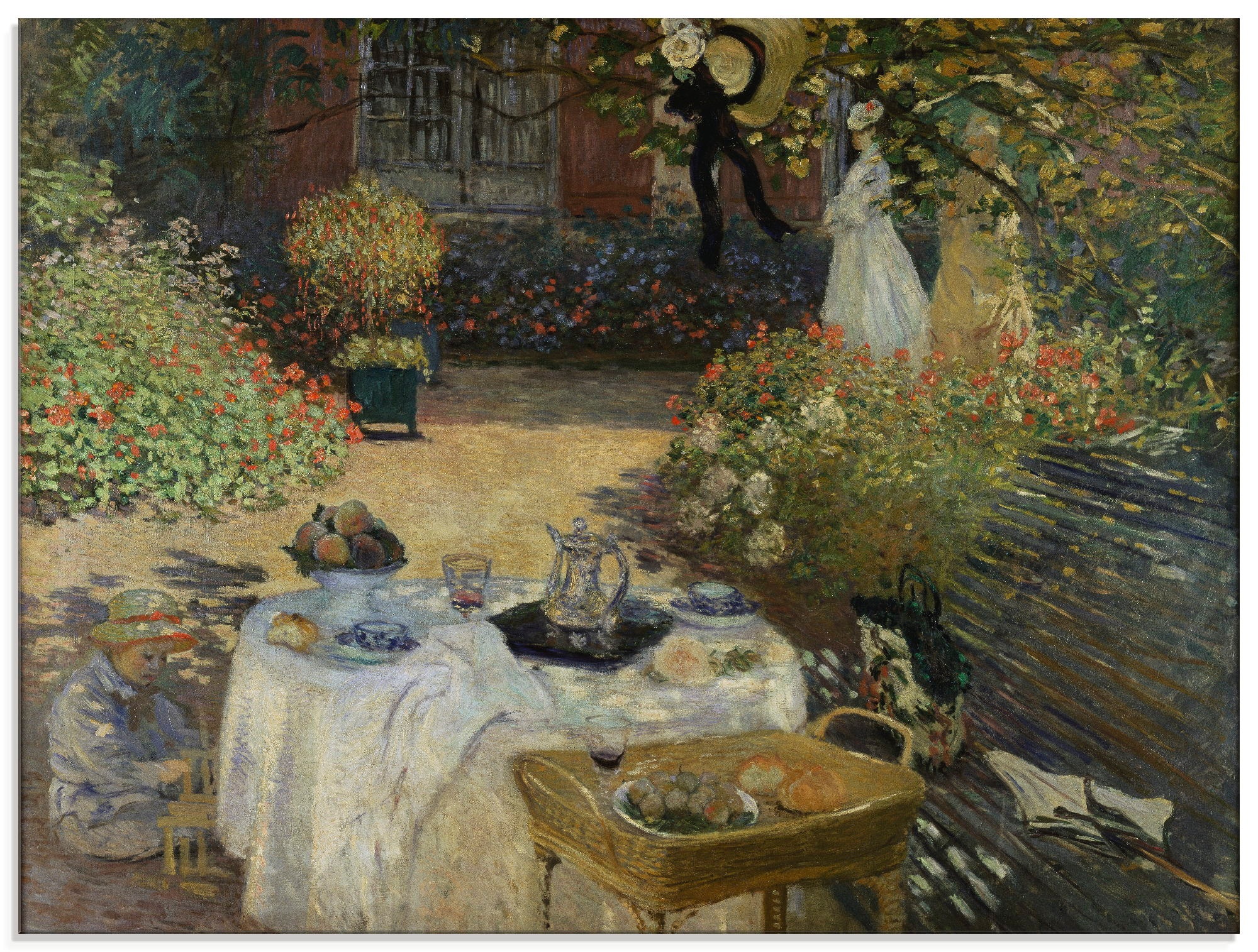 Image of Artland Glasbild »Im Garten Claude Monets in Argenteuil«, Garten, (1 St.) bei Ackermann Versand Schweiz