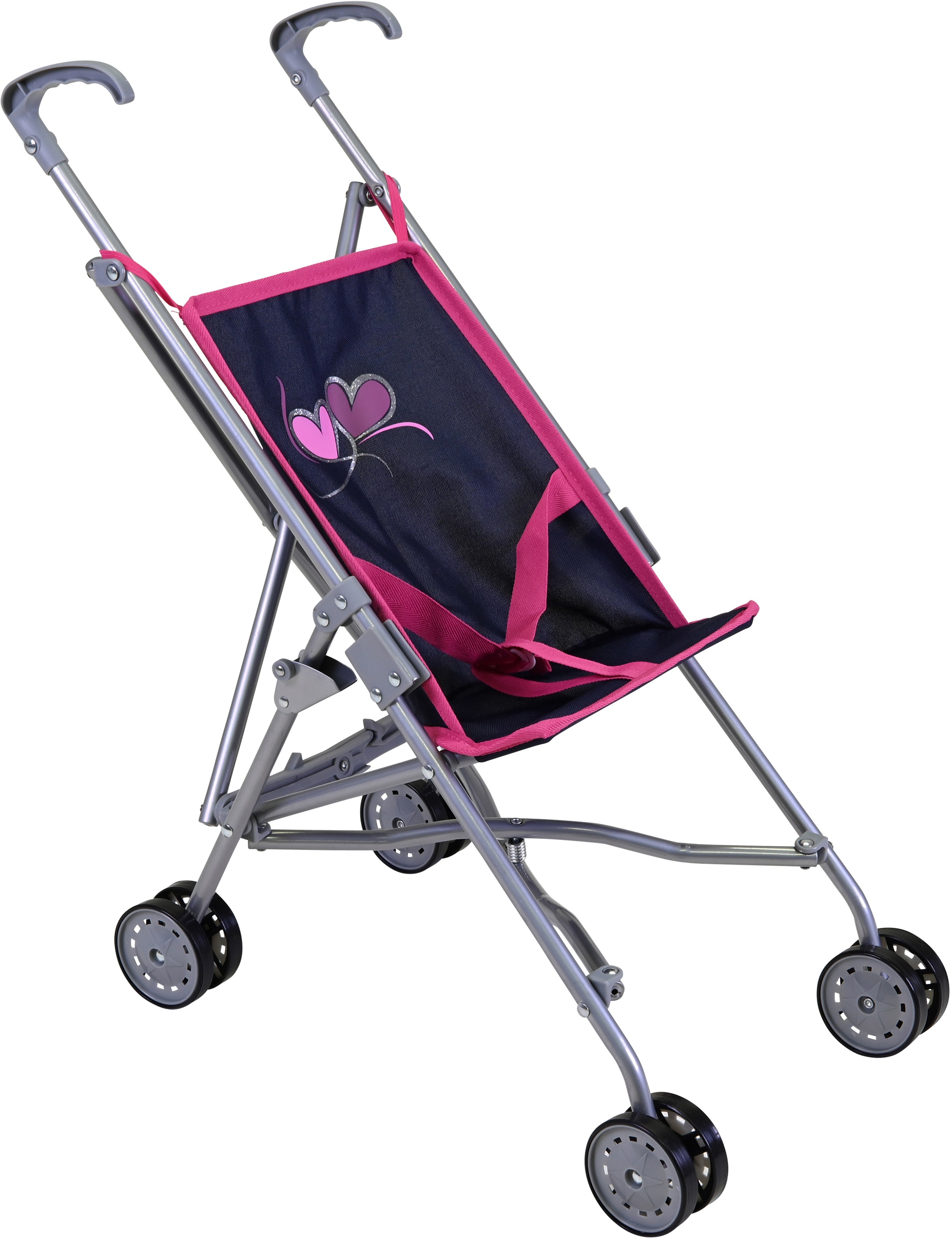 Image of Knorrtoys® Puppenbuggy »Sim - Flying Hearts Blue« bei Ackermann Versand Schweiz