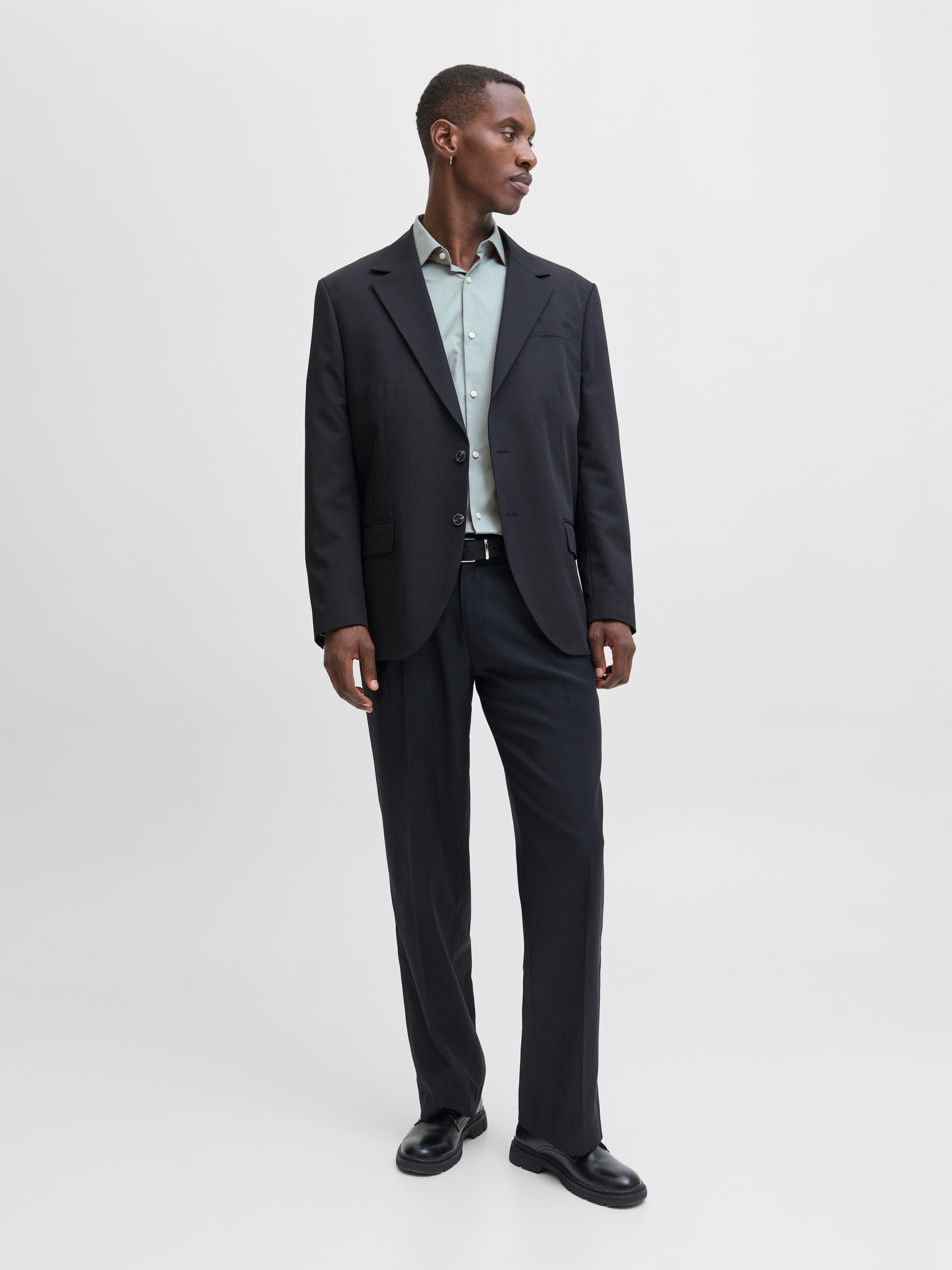 Jack & Jones Langarmhemd »JPRBLAPARKER Slim Fit Hemd, atmungsaktiv, ideal für den Alltag«, unifarben, modisch, slim fit, Baumwolle, Hemdkragen