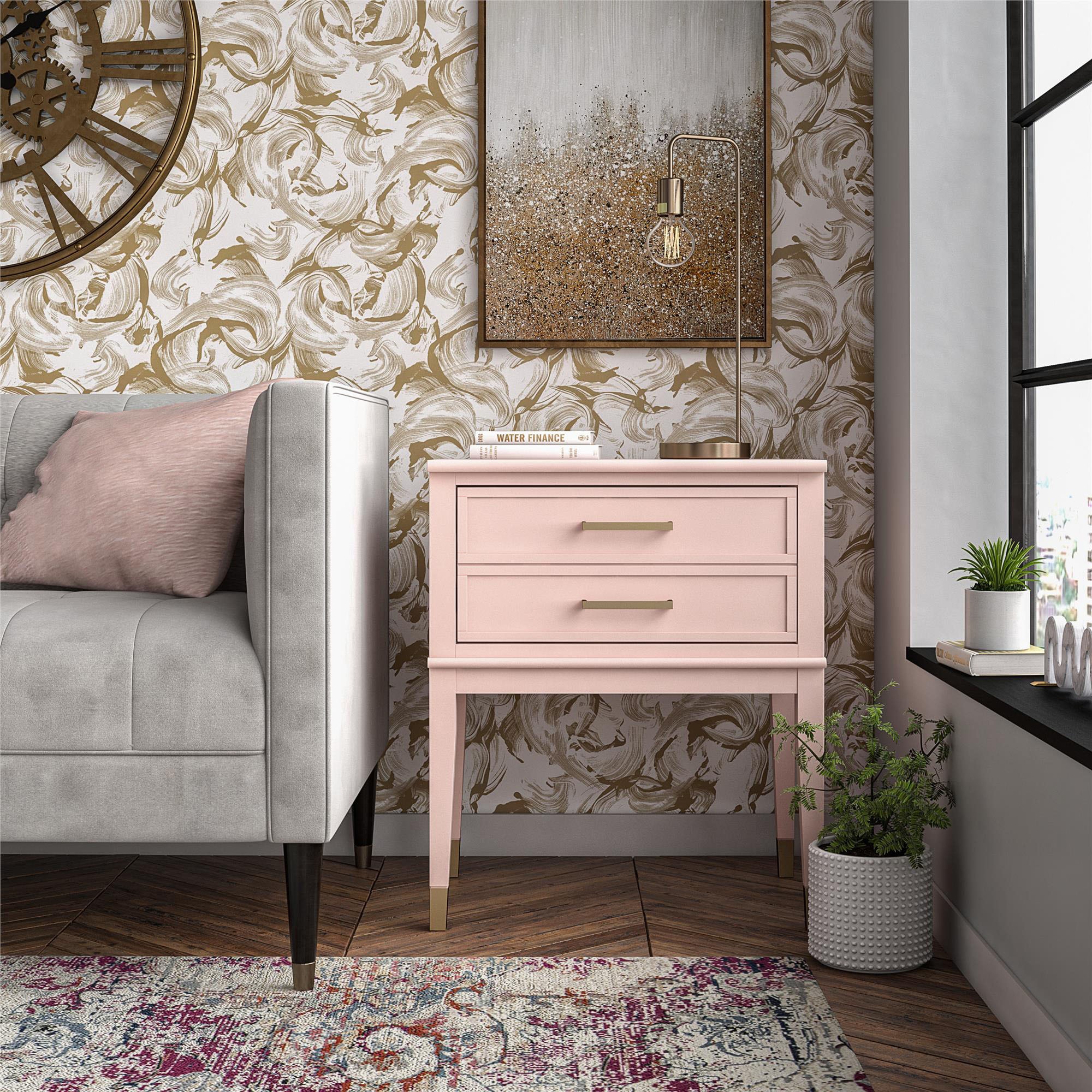 CosmoLiving by Cosmopolitan Beistelltisch »Westerleigh«, (1 St.), 1 Schublade, aus pflegeleichtem MDF, Beine aus Massivholz, Höhe 72 cm