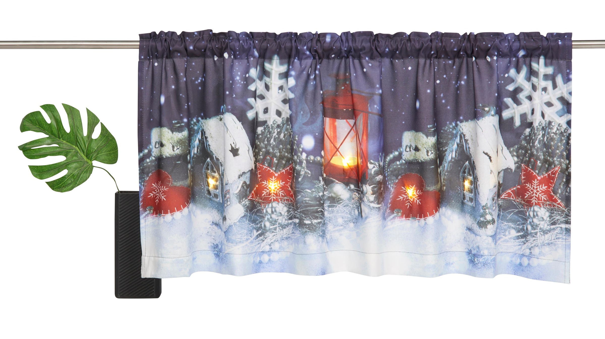 Image of my home Scheibengardine »Winterzauber«, (1 St.), HxB: 45x120, mit LED bei Ackermann Versand Schweiz