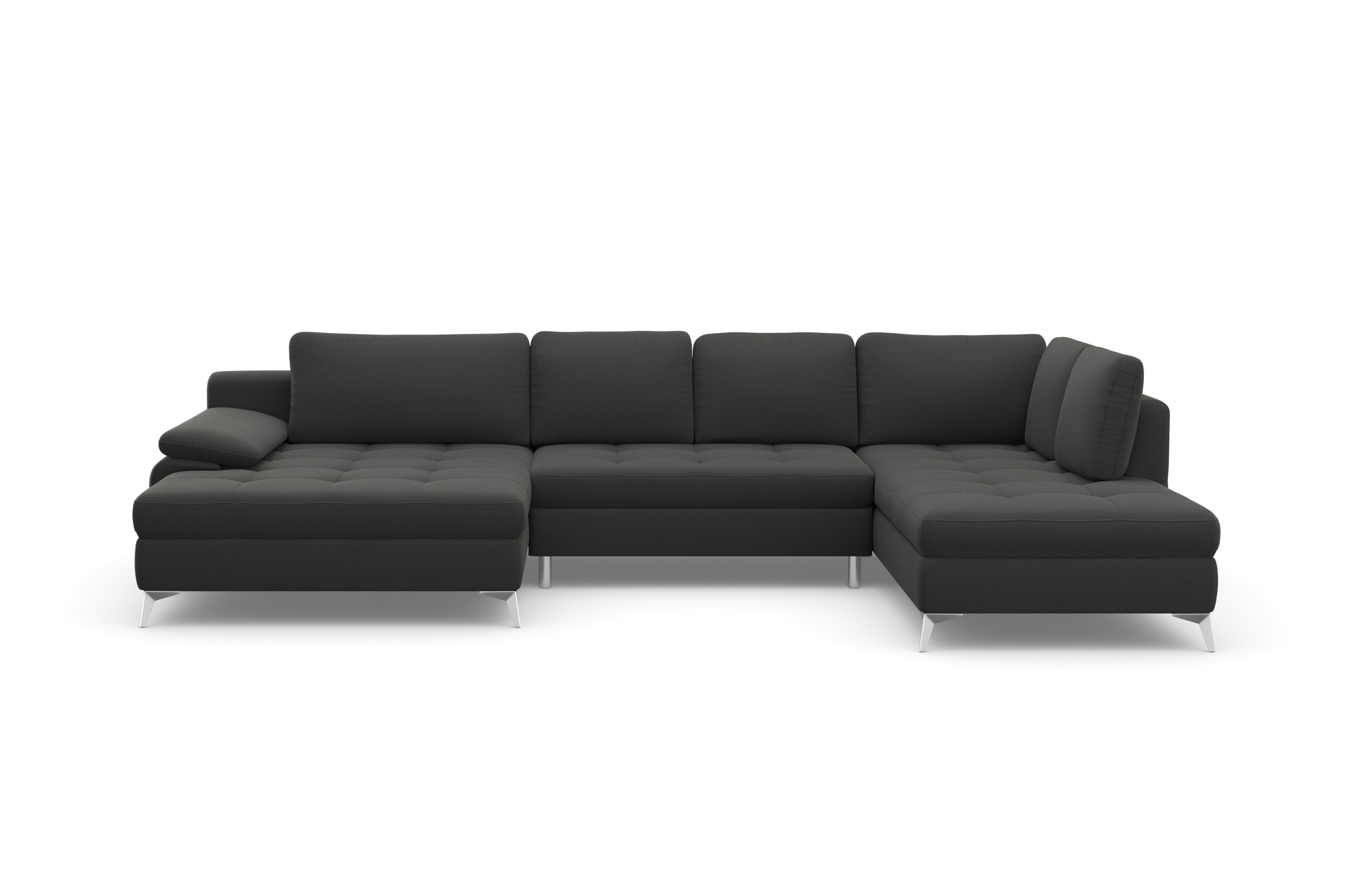sit&more Wohnlandschaft »Latigo U-Form« mit Mega-Recamiere, wahlweise mit Schlaffunktion und Bettkasten