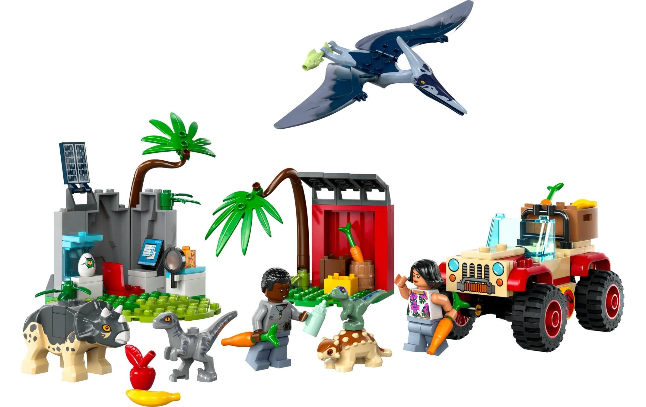 LEGO® Spielbausteine »World Rettungszentrum für Baby-Dinos 76963«, (139 St.)