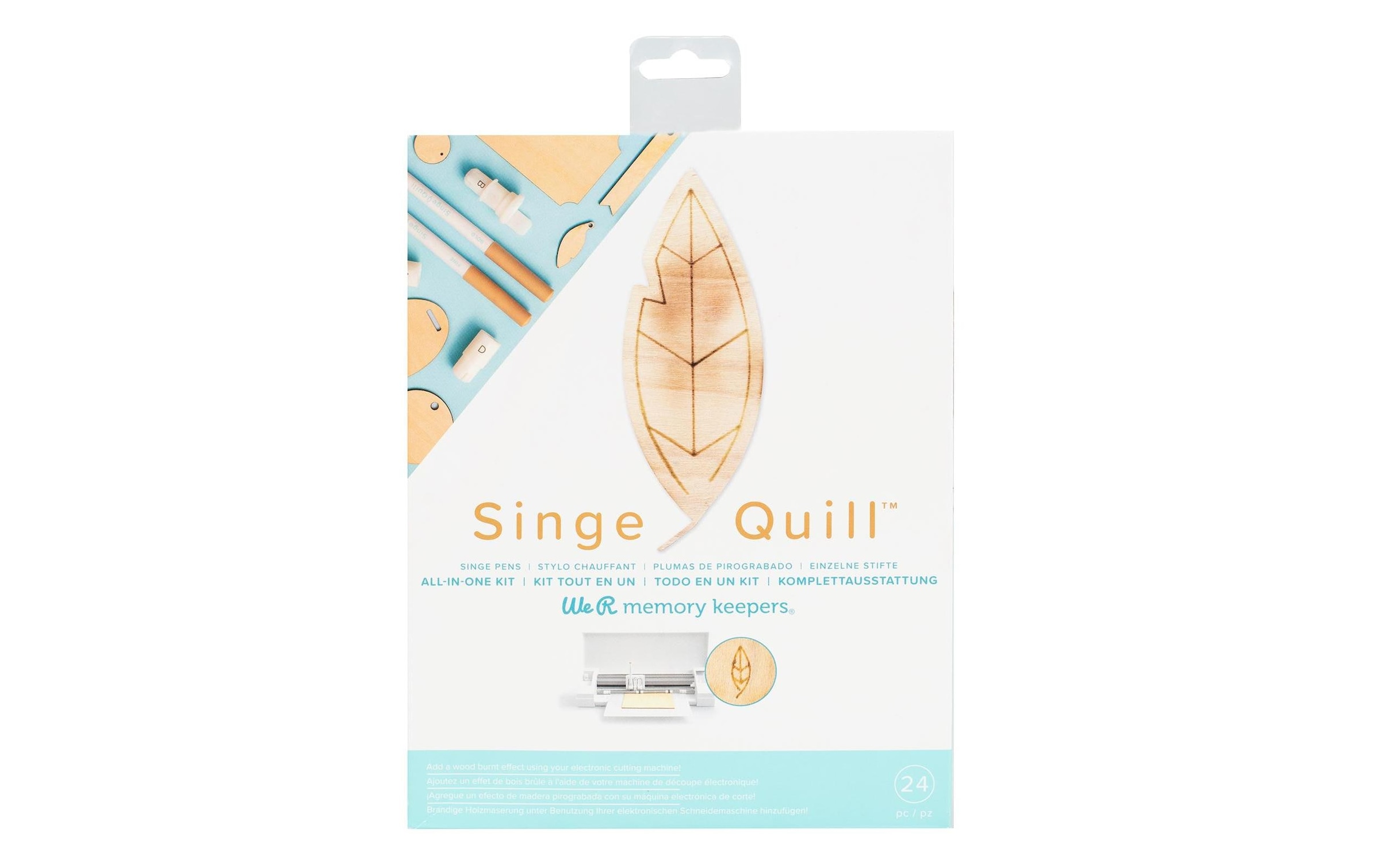   Set créatif »Singe Quill Brandmalerei«