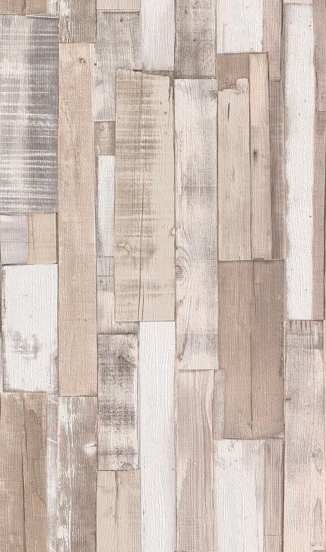 Image of Rasch Papiertapete "Selection" Holz gemustert glatt
