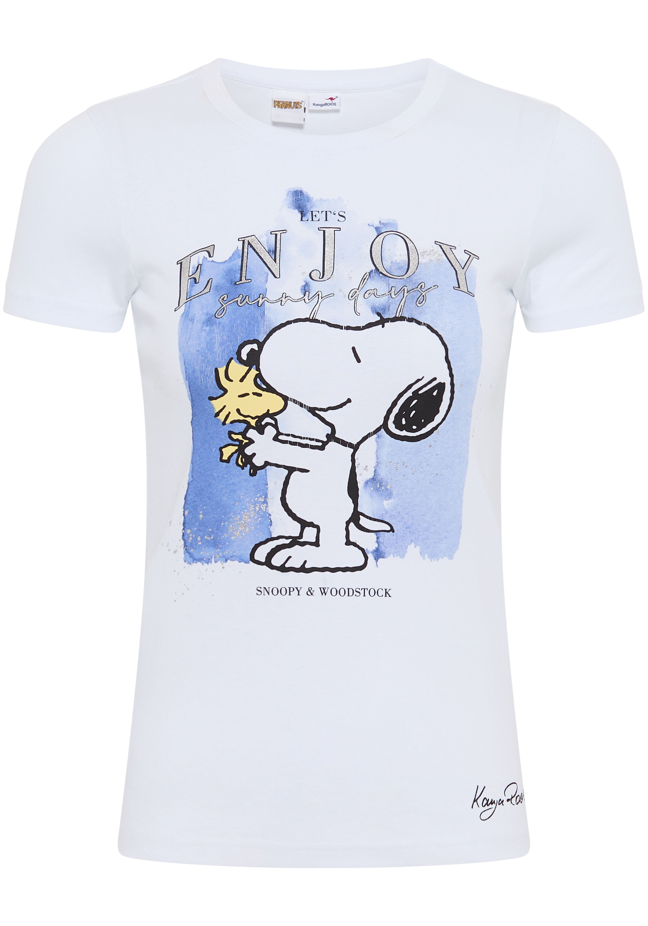 KangaROOS Kurzarmshirt, mit lizensiertem Snoopy Print Originaldesign NEUE-KOLLEKTION