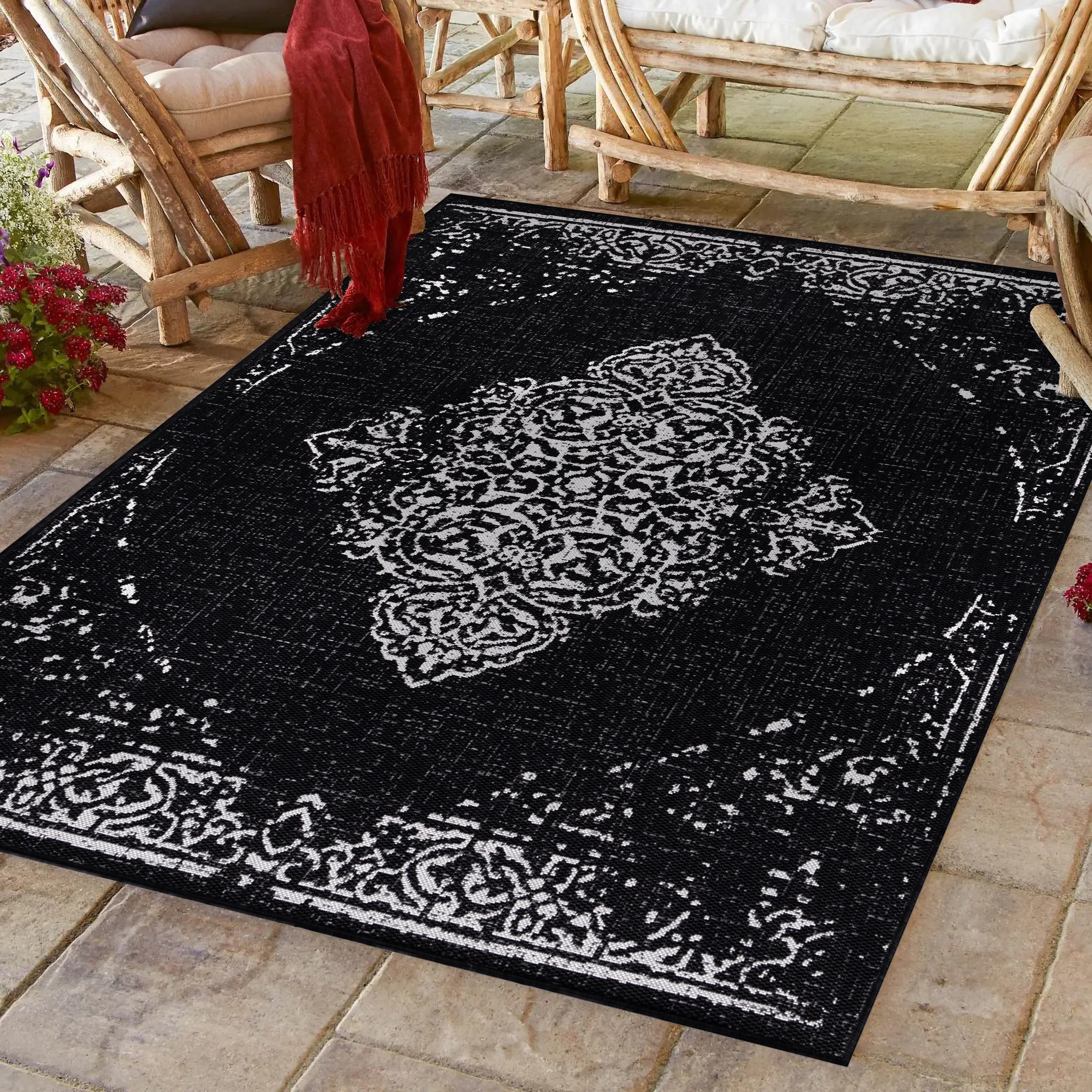 Image of Ayyildiz Teppiche Teppich "SUNNY 4416" rechteckig 5 mm Höhe Läufer, Pflegeleicht / Strapazierfähig / In- und Outdoor geeignet