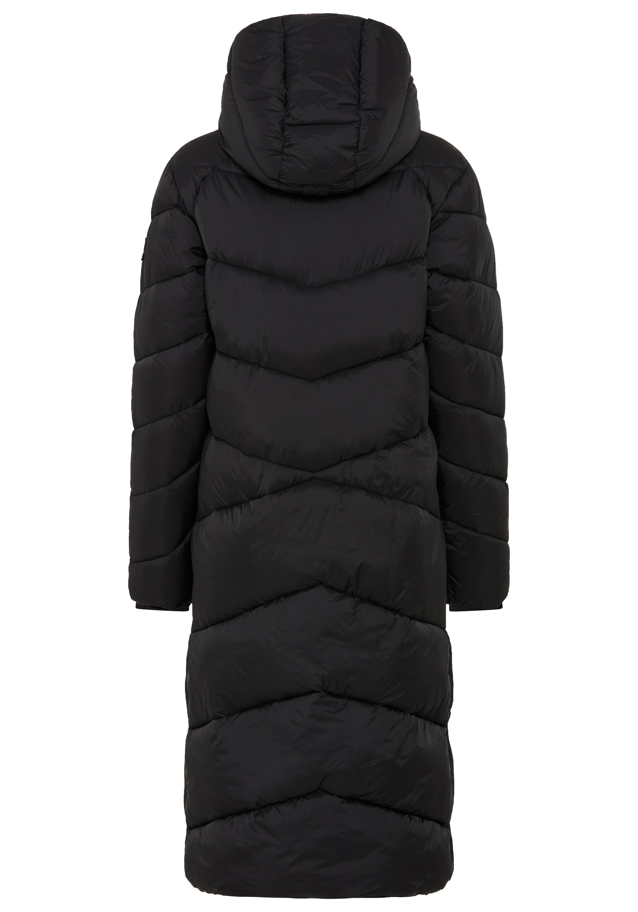Polarino Manteau matelassé avec capuche et matelassage moderne, coupe-vent