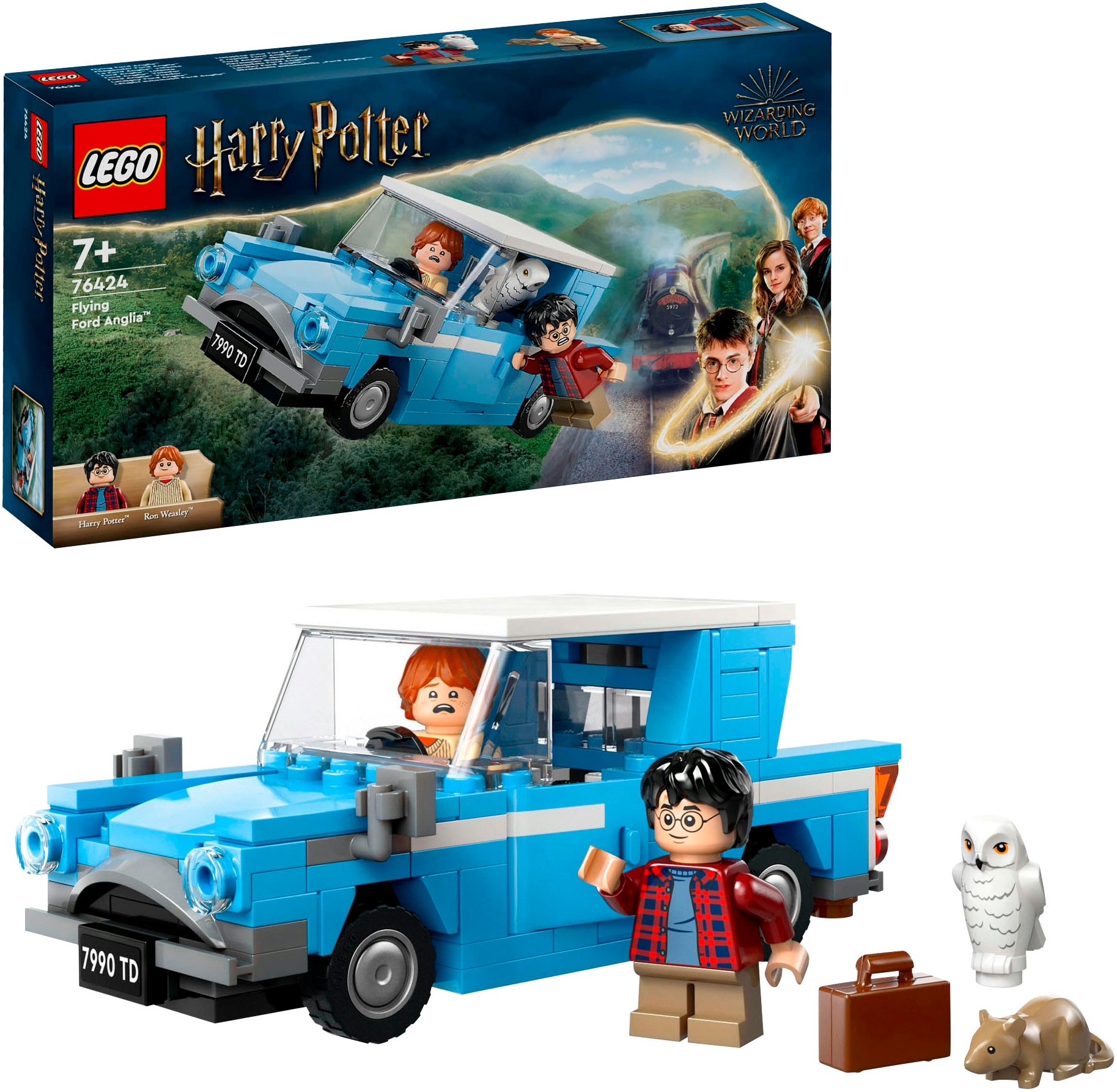Image of LEGO Konstruktionsspielsteine "Fliegender Ford Anglia™ (76424), LEGO Harry Potter™" Made in Europe