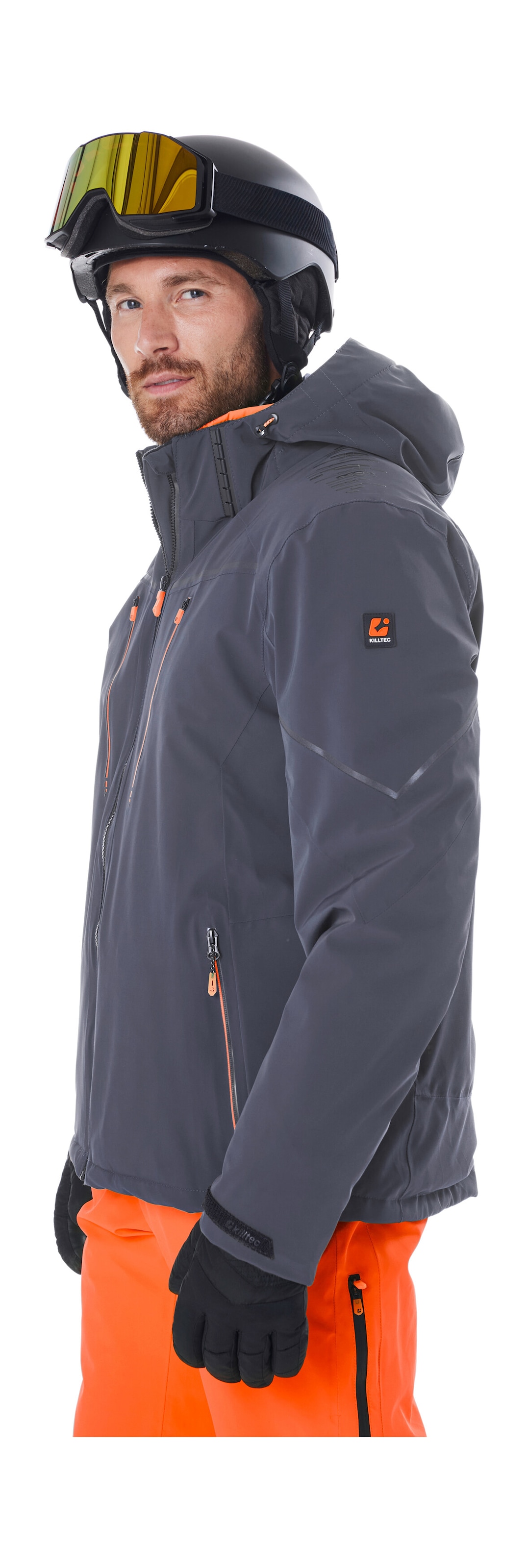 Killtec Veste de ski »KSW 50 MN SKI JCKT« Herren Skijacke: wasserdicht, atmungsaktiv, 4-Wege-Stretch, Schneefang