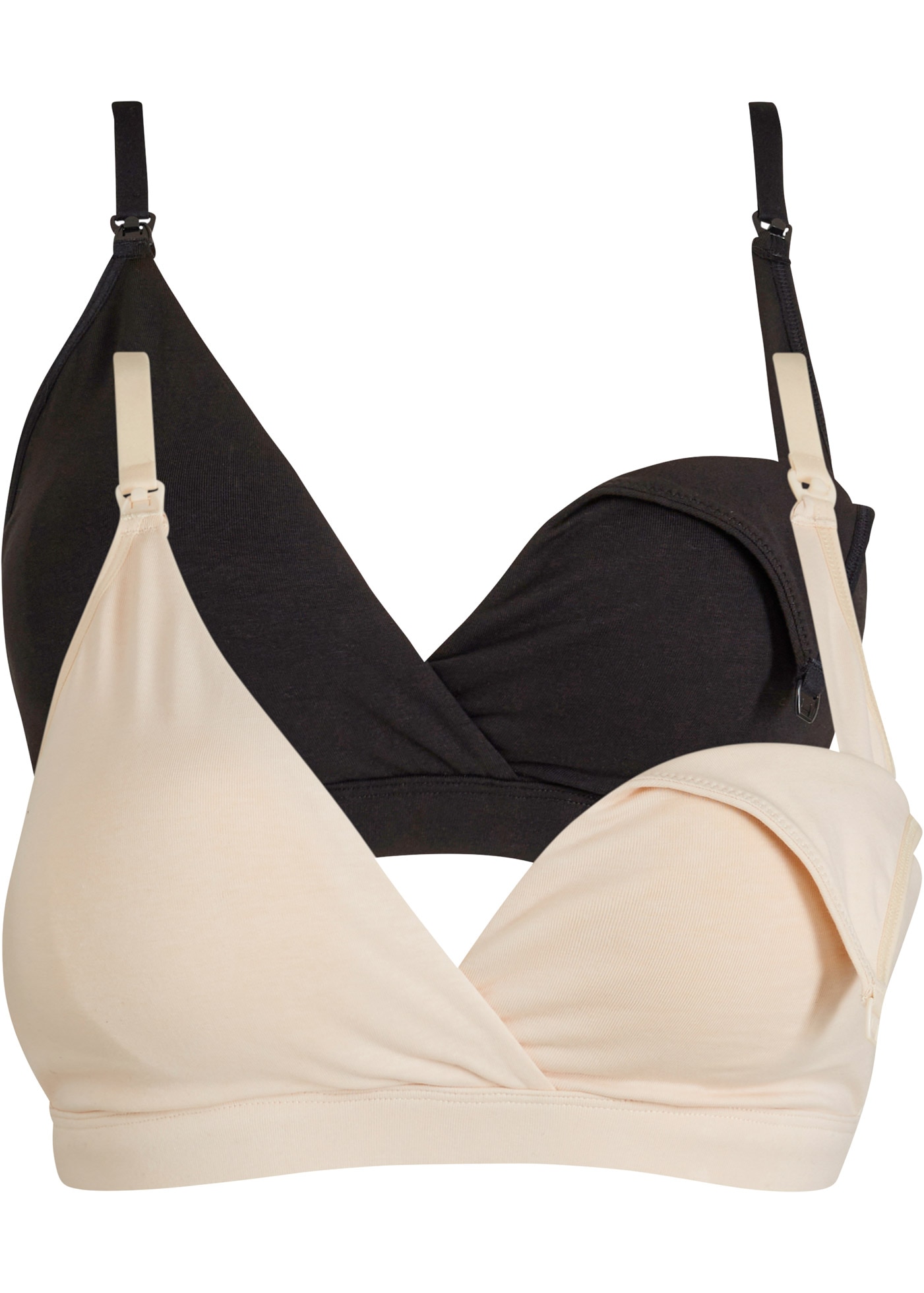 bonprix Soutien-gorge d'allaitement Packung, 2 ohne Bügel und Nähte