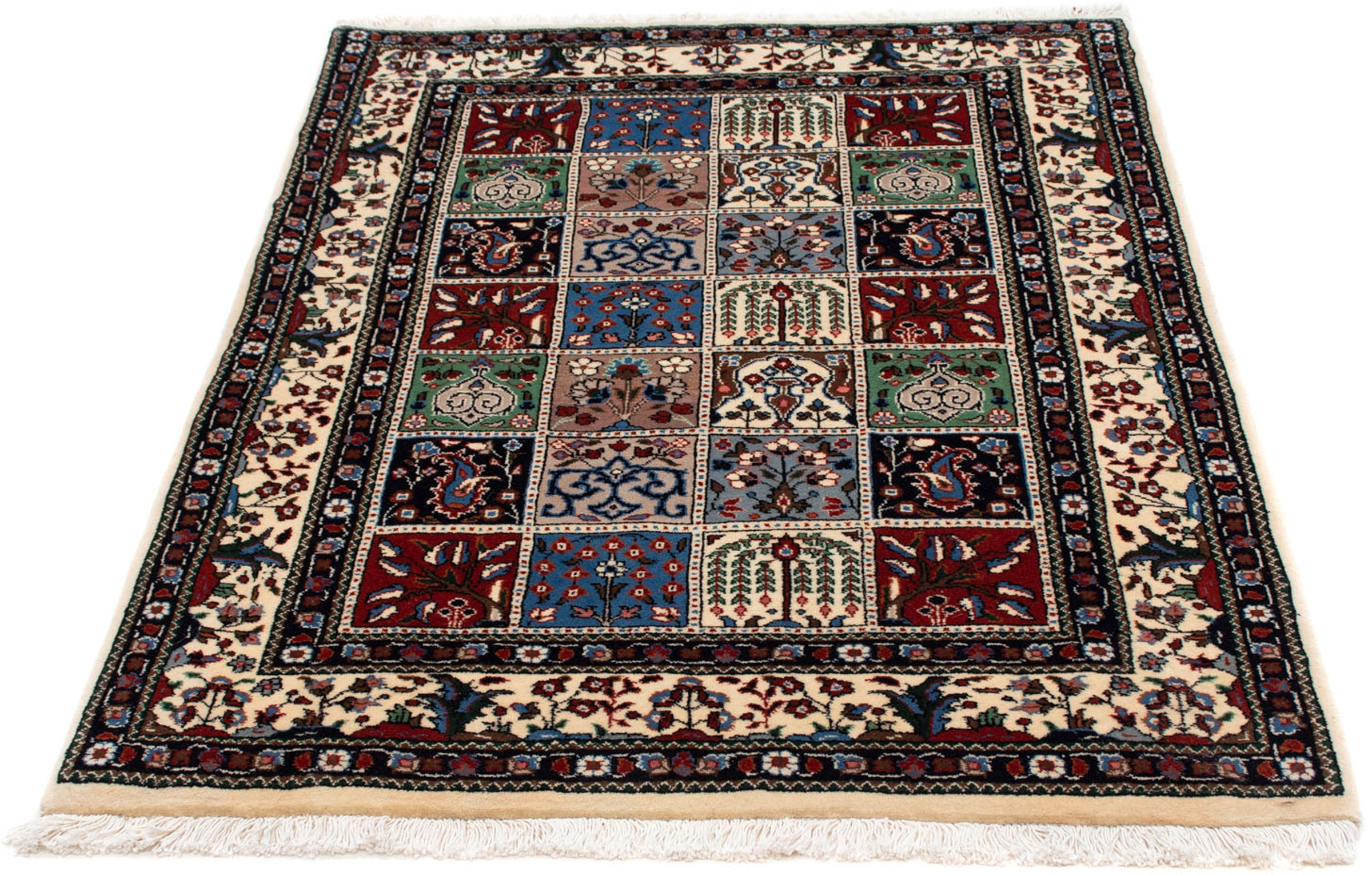 Image of morgenland Orientteppich »Perser - Classic - 140 x 96 cm - mehrfarbig«, rechteckig, 10 mm Höhe, Wohnzimmer, Handgeknüpft, Einzelstück mit Zertifikat bei Ackermann Versand Schweiz