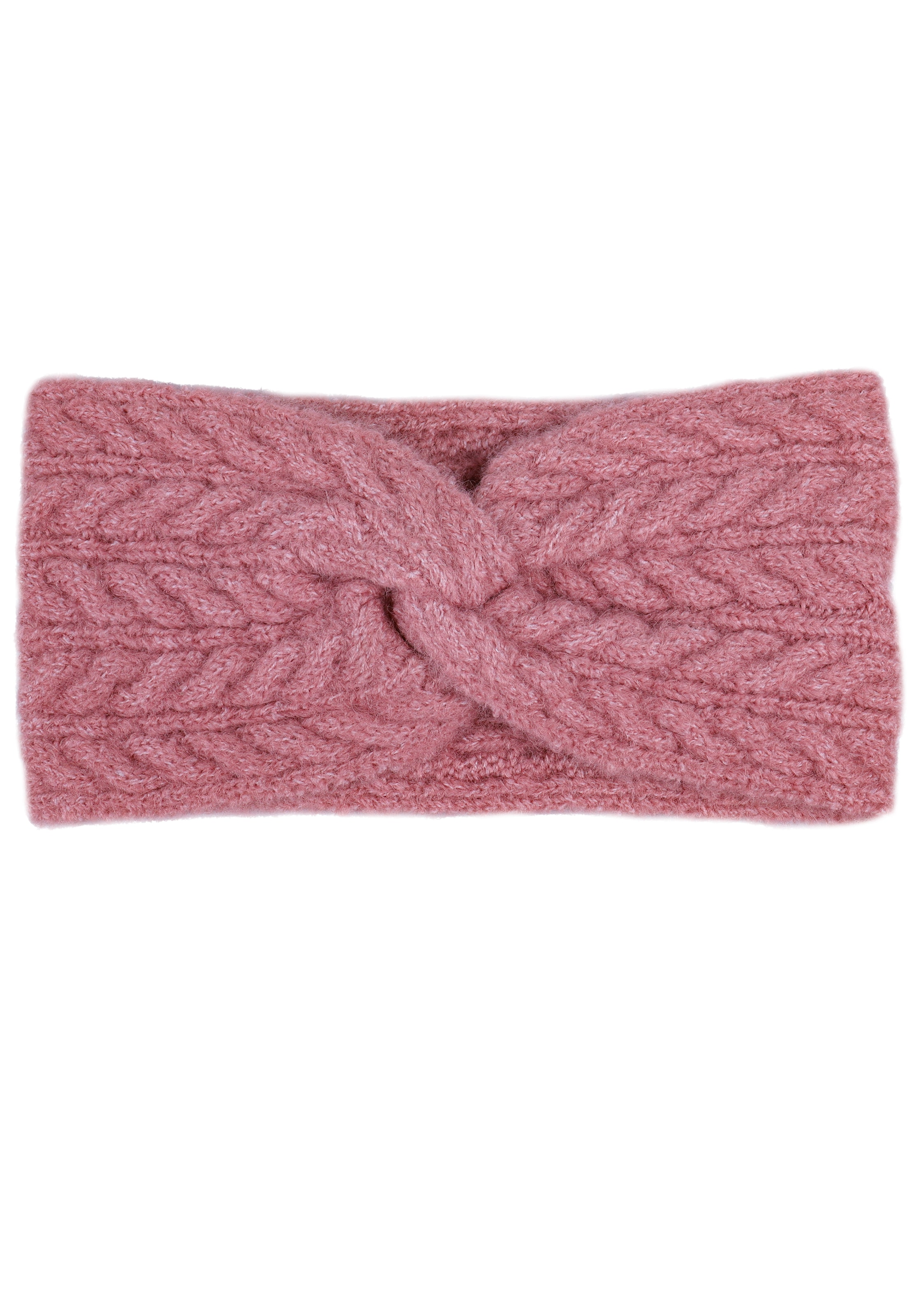 Capelli New York Serre-tête mit Zopfmuster, Feinstrick, wärmend, Knotendesign