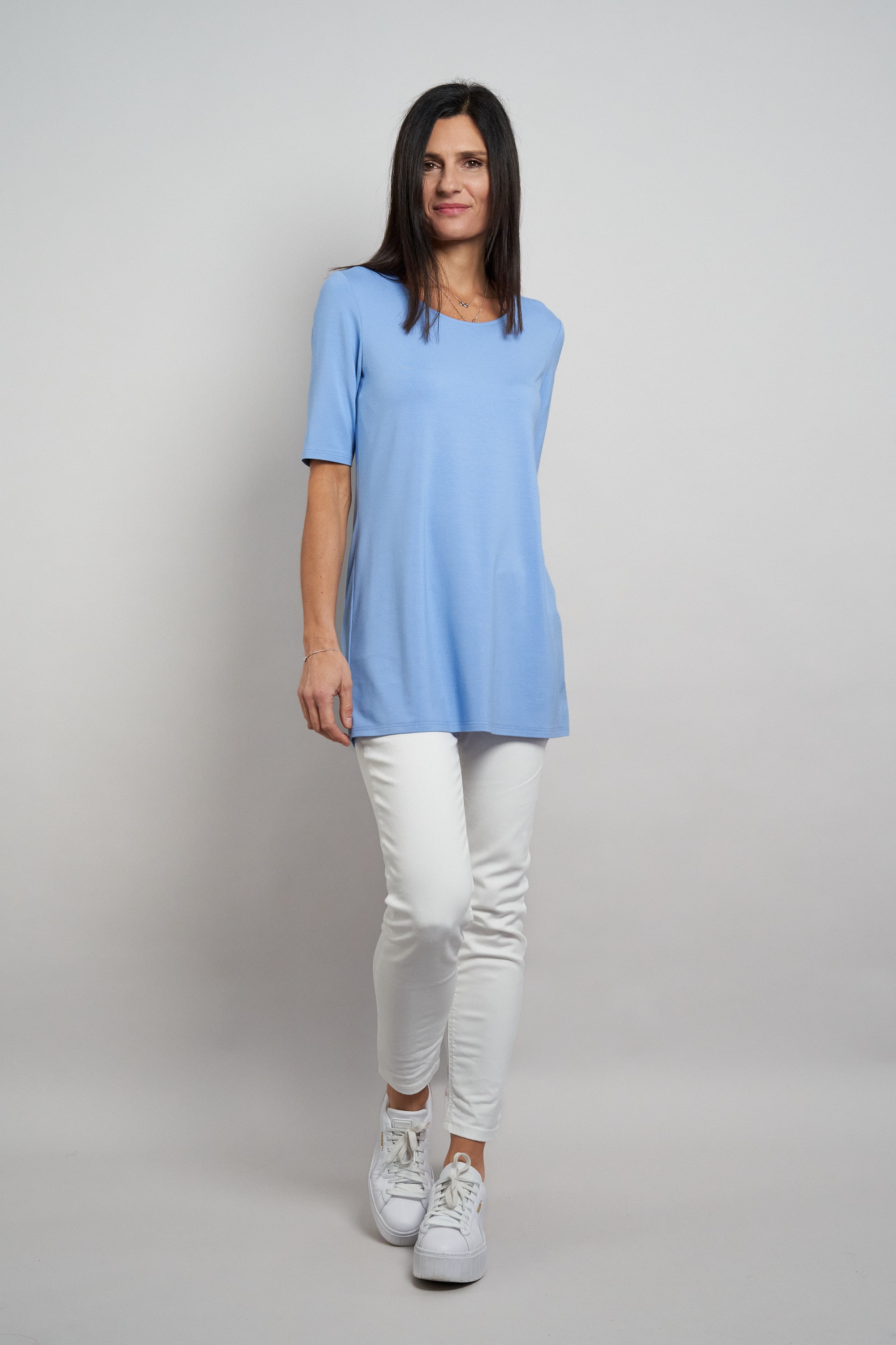 Seidel Moden T-shirt long »Otto exclusiv« Halbarm Shirt - mit Viskose- MADE IN GERMANY