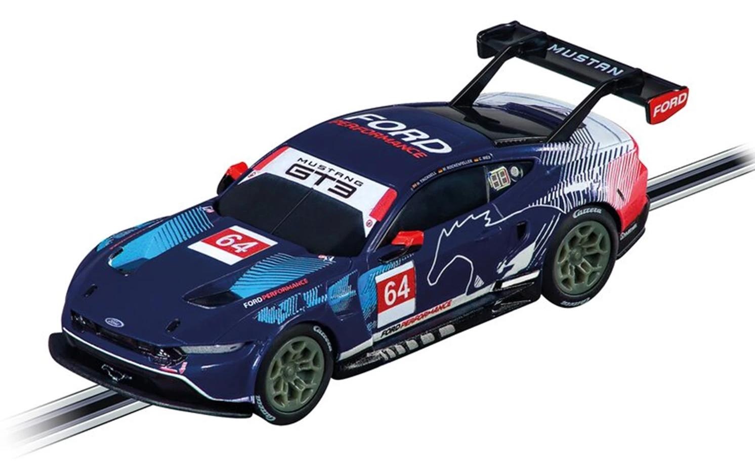 Image of Carrera Rennbahn-Auto "GO Ford Mustang GT3 No.64 Slotcar 1,43"