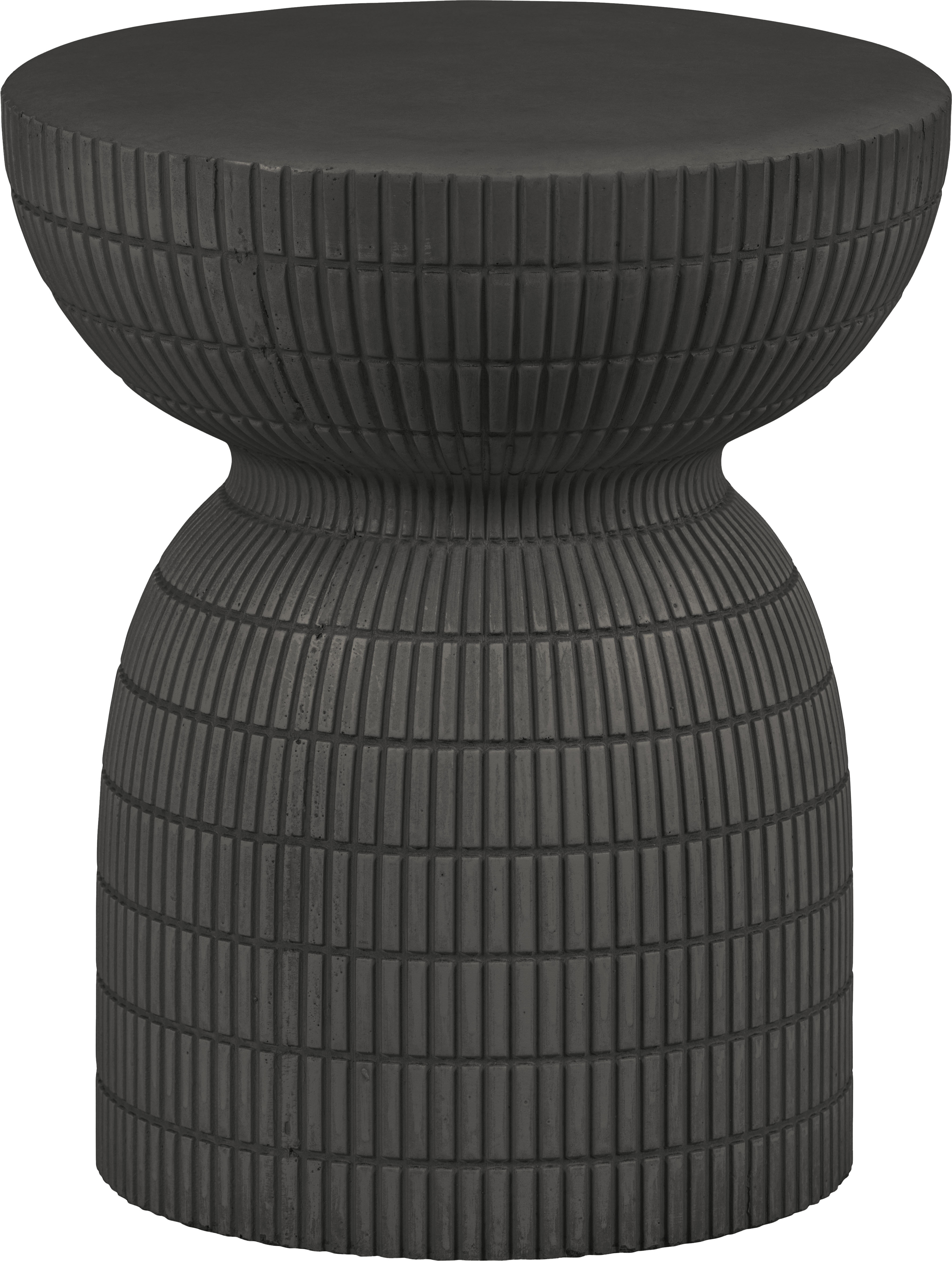 WOOOD Couchtisch "Samson" runde Form, aus Fibreclay, Höhe 44 cm