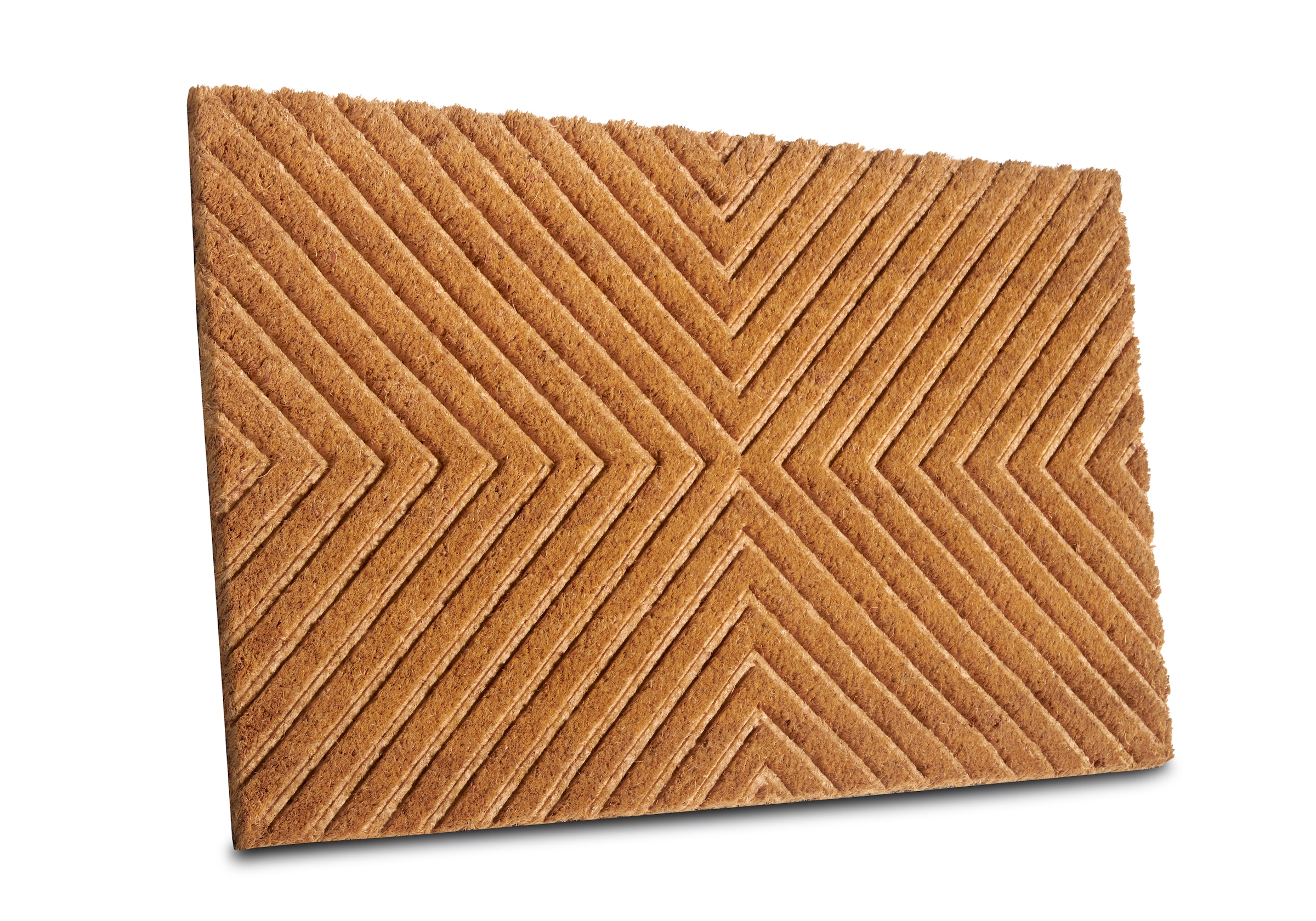 Image of HANSE Home Fussmatte "Mix Mats Kokos Geometric, Türmatte" rechteckig 15 mm Höhe Strapazierfähig, pflegeleicht, robust, wetterfest, UV-beständig
