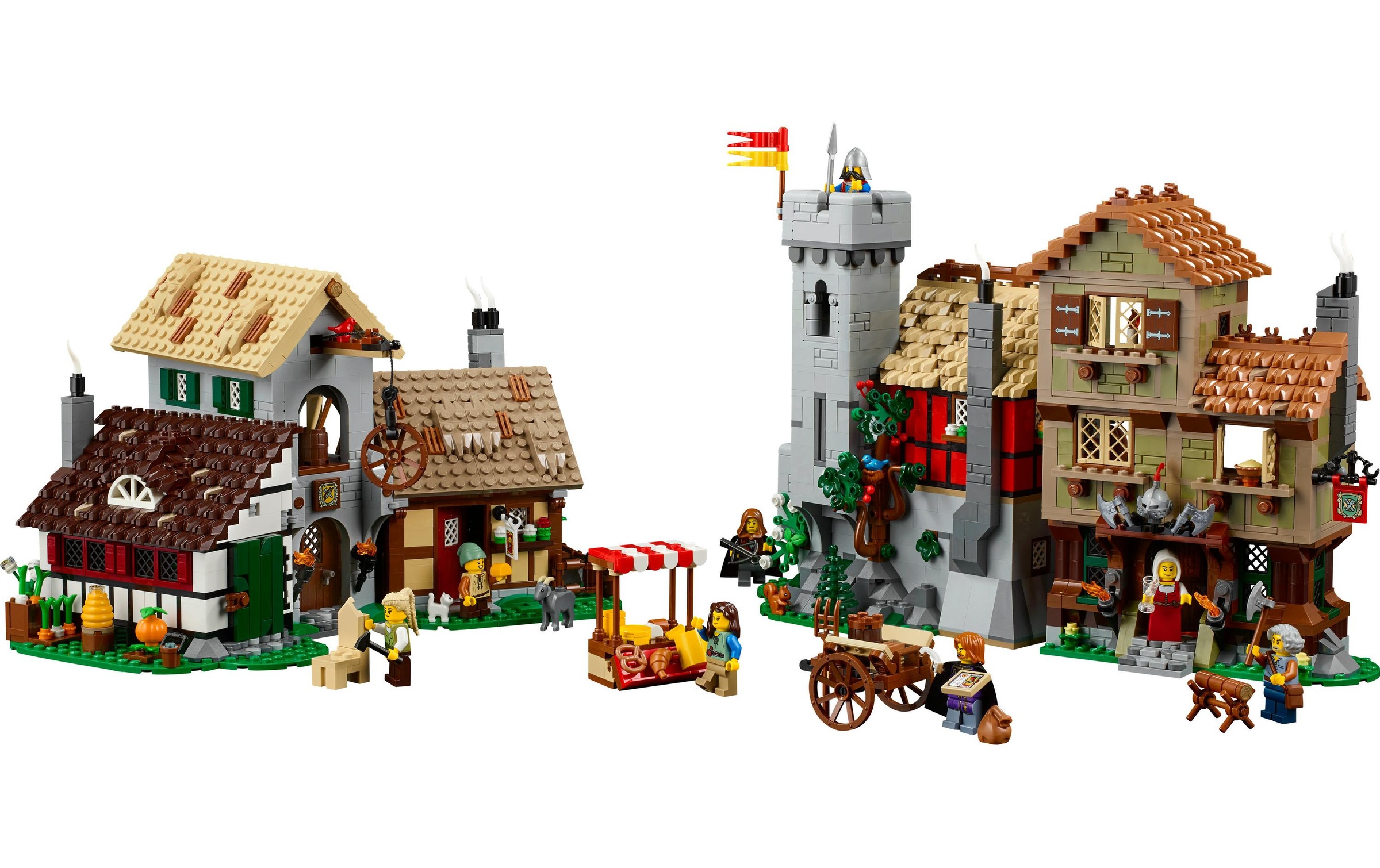 LEGO® Spielbausteine »Icons Mittelalterlicher Stadtplatz 10332«, (3304 St.)