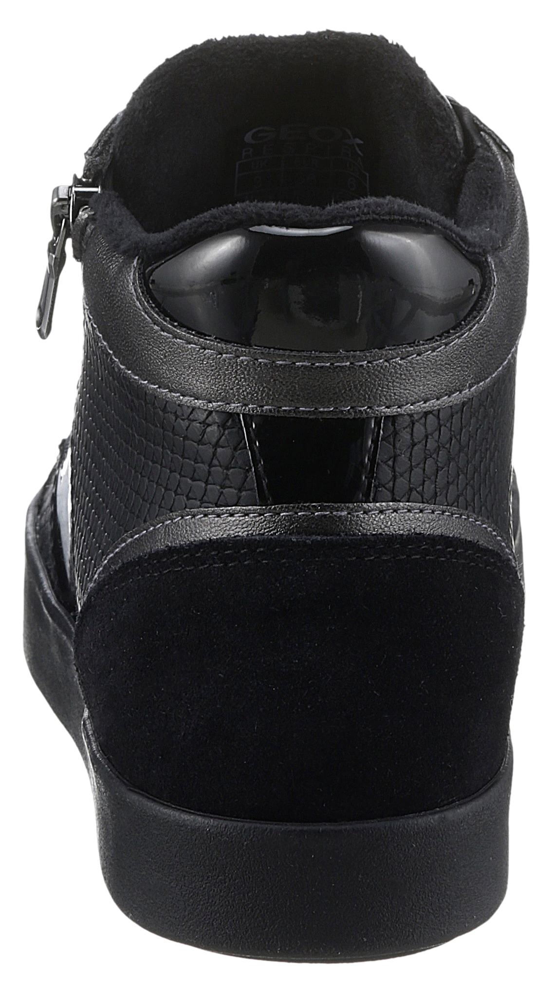 Geox Sneaker »D BLOMIEE F«, High Top Sneaker, Schnürboots mit praktischem Aussenreissverschluss