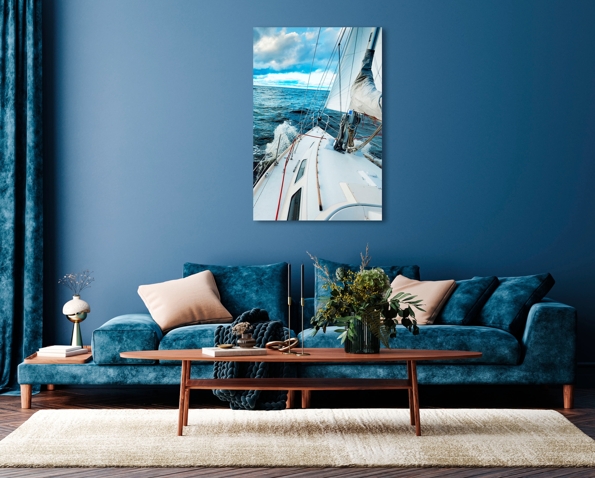 Image of queence Acrylglasbild "Erika" Himmel Himmelsbilder Seebilder Seelandschaft Sport Strand 1 Stk. tlg. Fine Art-Print in Galeriequalität