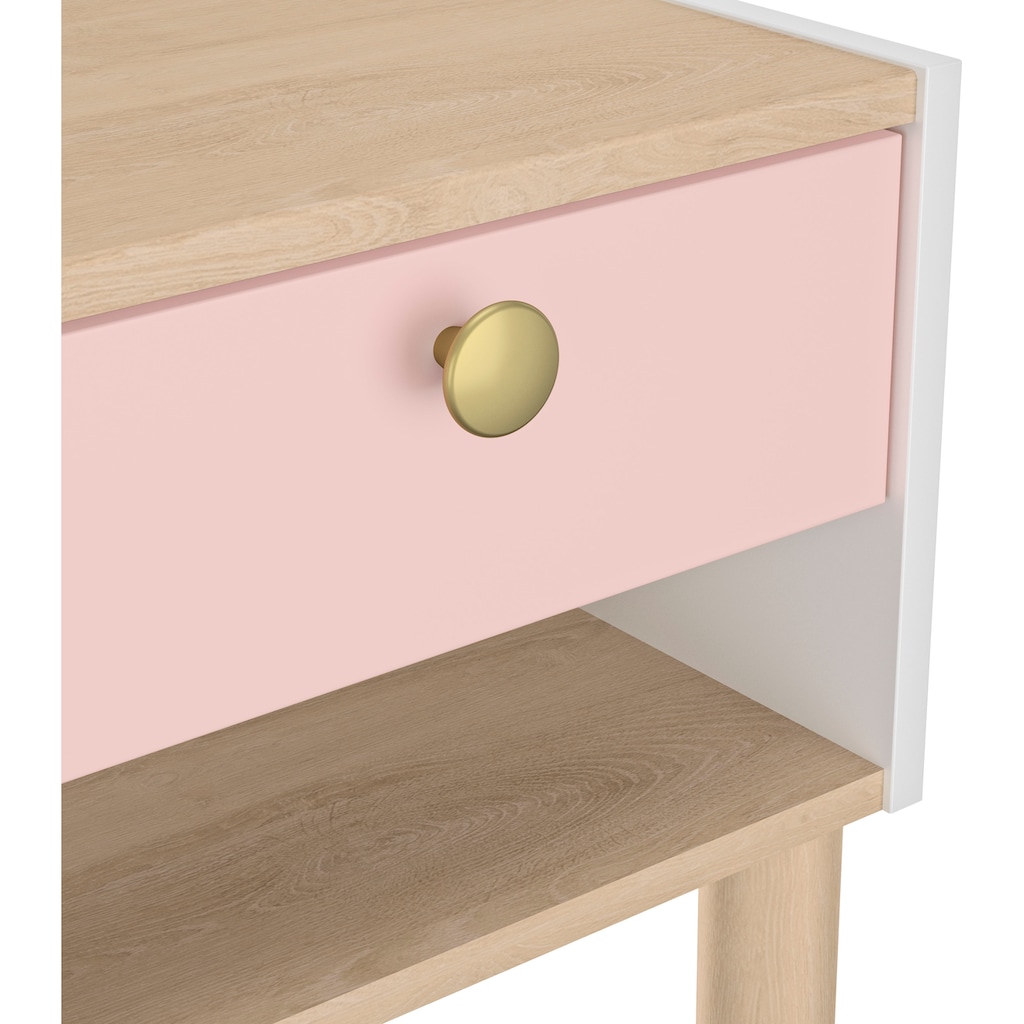 Gami Nachttisch »Romy«, (1 St.), Elegantes Design für eine sanfte und feminine Atmosphäre.