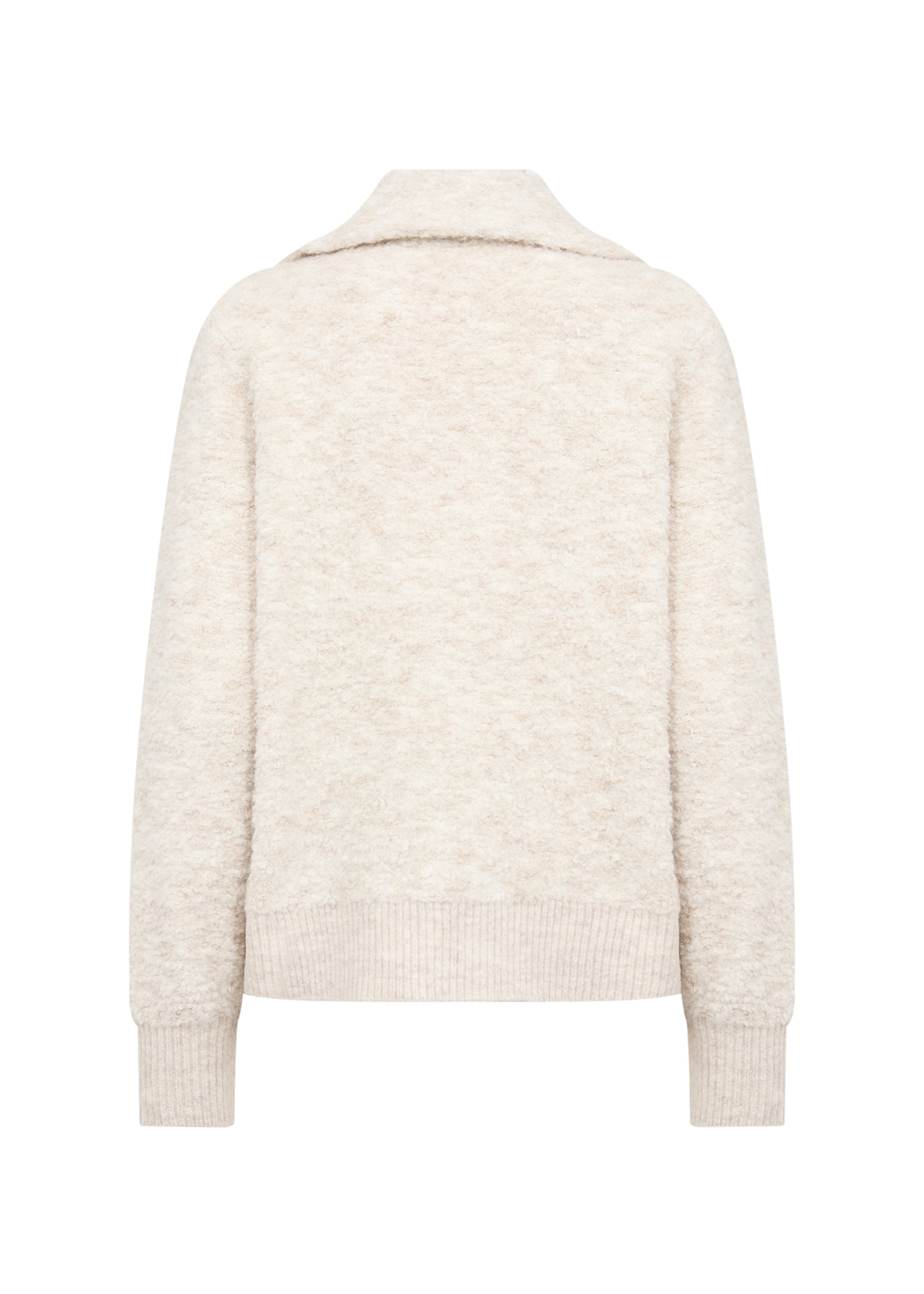 soyaconcept Veste en tricot »SC-VENCHE 4« Materialmix, mit Kragen und Reissverschluss, Eingrifftaschen