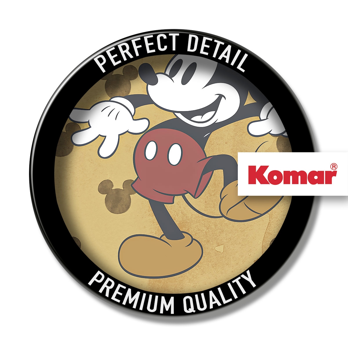 Komar Vliestapete »Digitaldruck Vlies -  Mickey Tap dance - Grösse 200 x 250 cm« bedruckt glatt Kinderzimmer