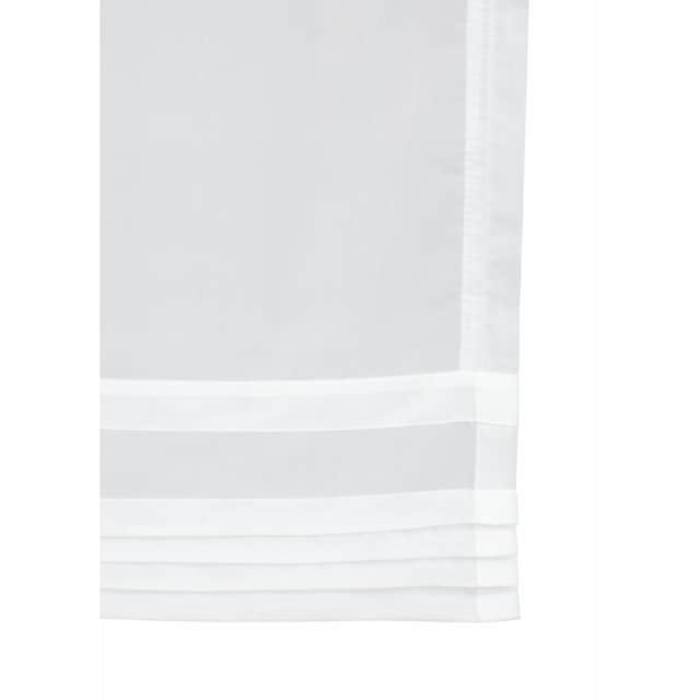Home affaire Raffrollo »Gander«, mit Klettband, halbtransparent, mit  farbiger Faltenblende, pflegeleicht jetzt kaufen