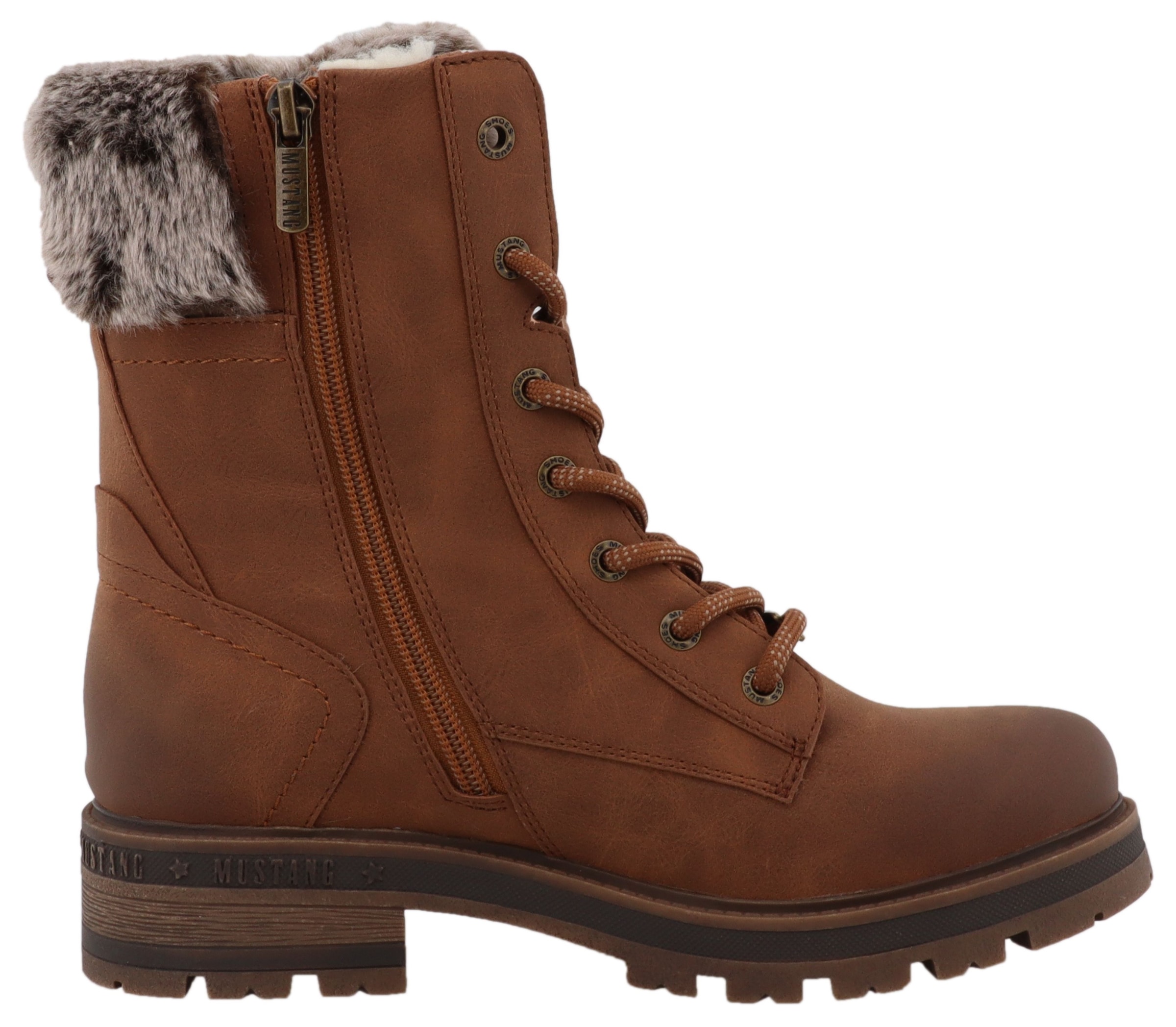Mustang Shoes »Darleen«  Bottes d’hiver avec col en fausse fourrure