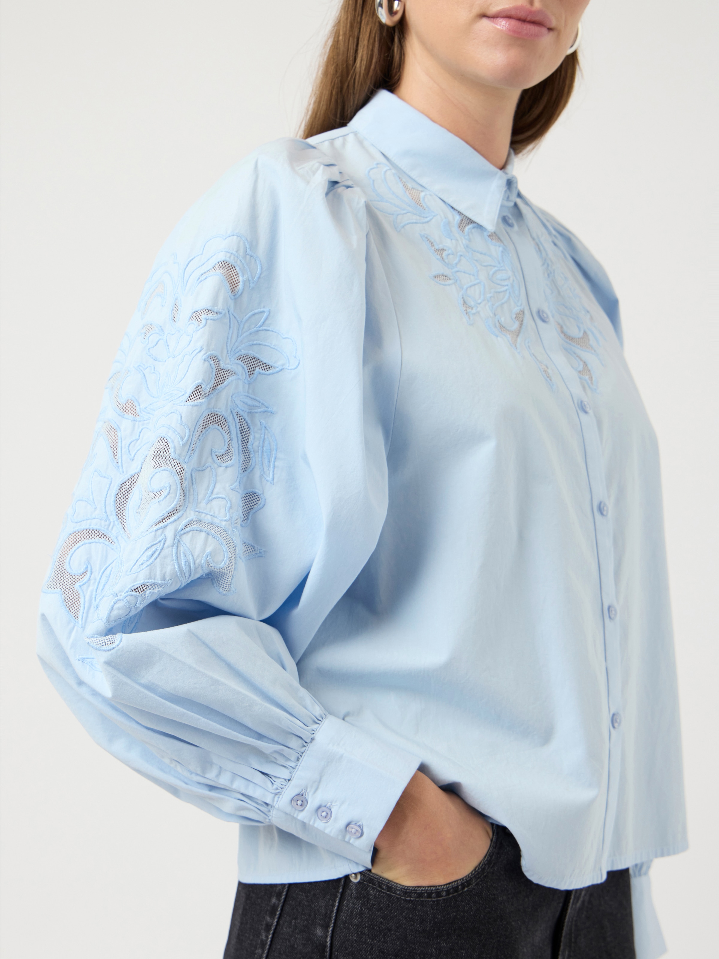 Y.A.S Blouse en dentelle »YASZIMIA LS SHIRT S. NOOS«