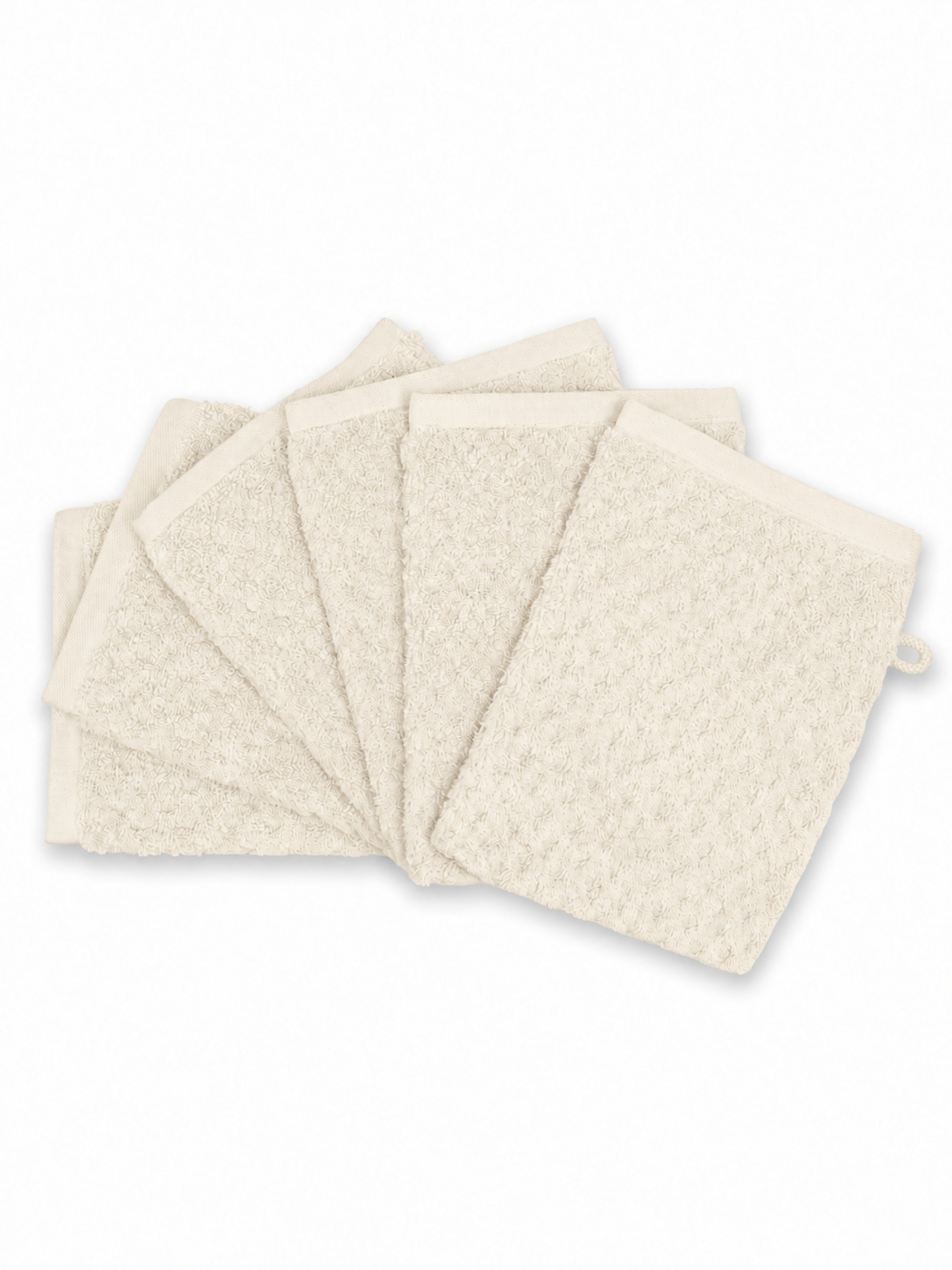 GOODproduct Gant de toilette »Corrin, 6 Premium Waschlappen, 500 gr/m², 16x22cm« 100 % coton, avec structure, doux, uni, garantie 5 ans