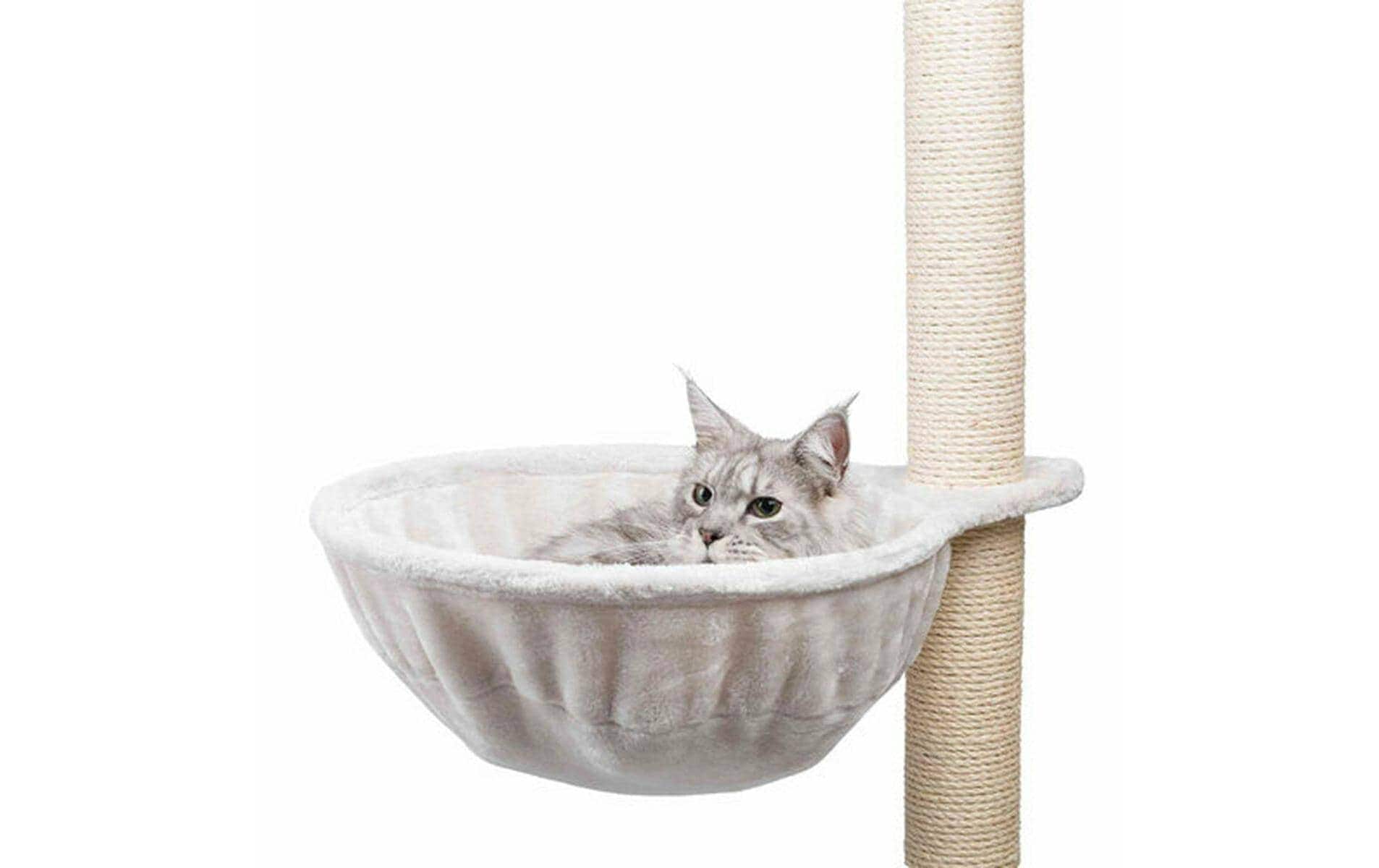 TRIXIE Kratzbaum »Trixie Kuschelsack XL Kuschelsack XL Plüsch Hellgrau Ø 45 cm« 45 cm hoch