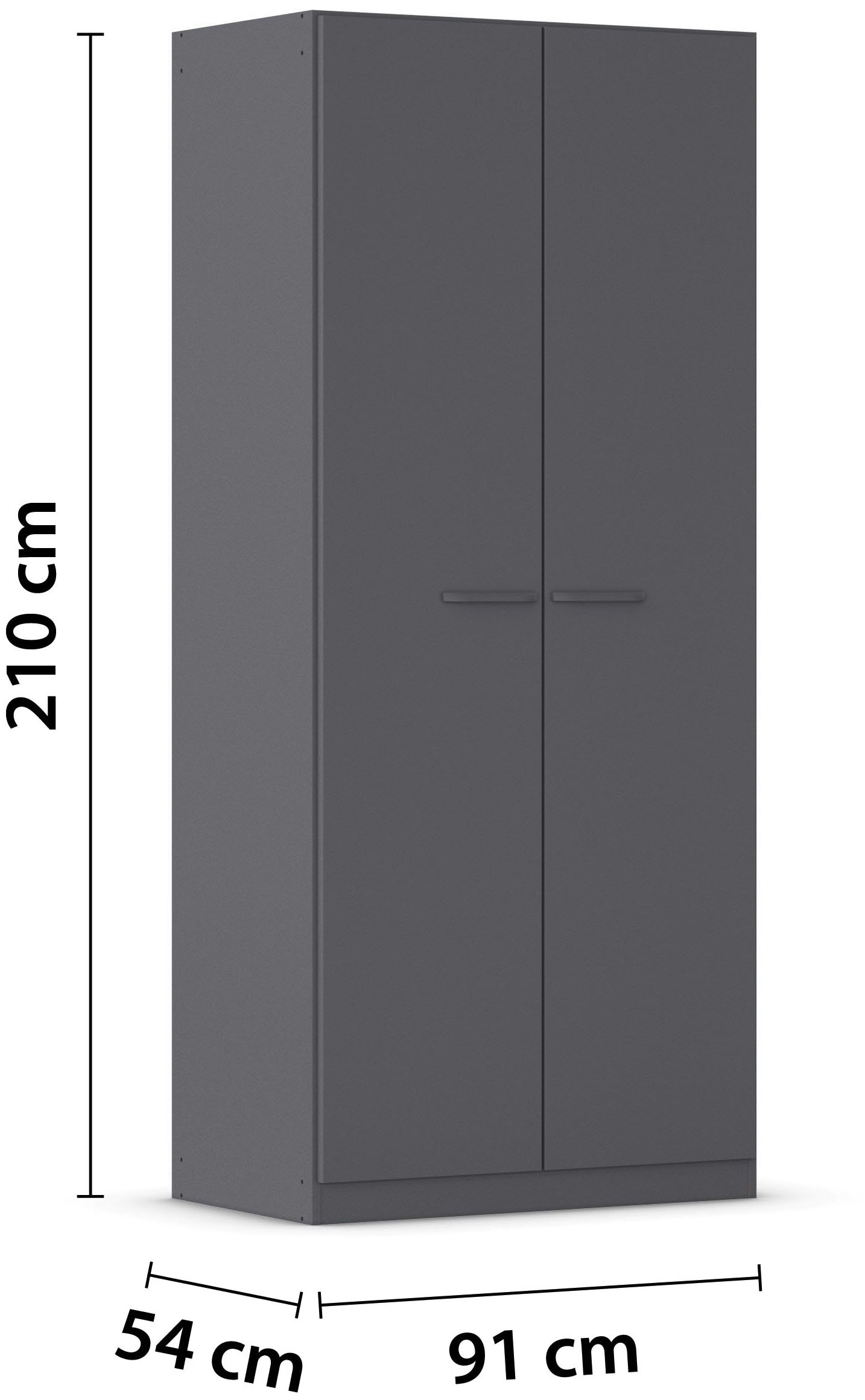 GOODproduct Kleiderschrank »Mehrzweckschrank Aktenschrank Möbel Mietswohnung Schlafzimmer OTELI« erhältlich in Breiten 91-360 cm, ab Breite 136cm inkl. Innenschubladen,  mit zusätzlichen Einlegeböden, optional mit Spiegel MADE IN GERMANY