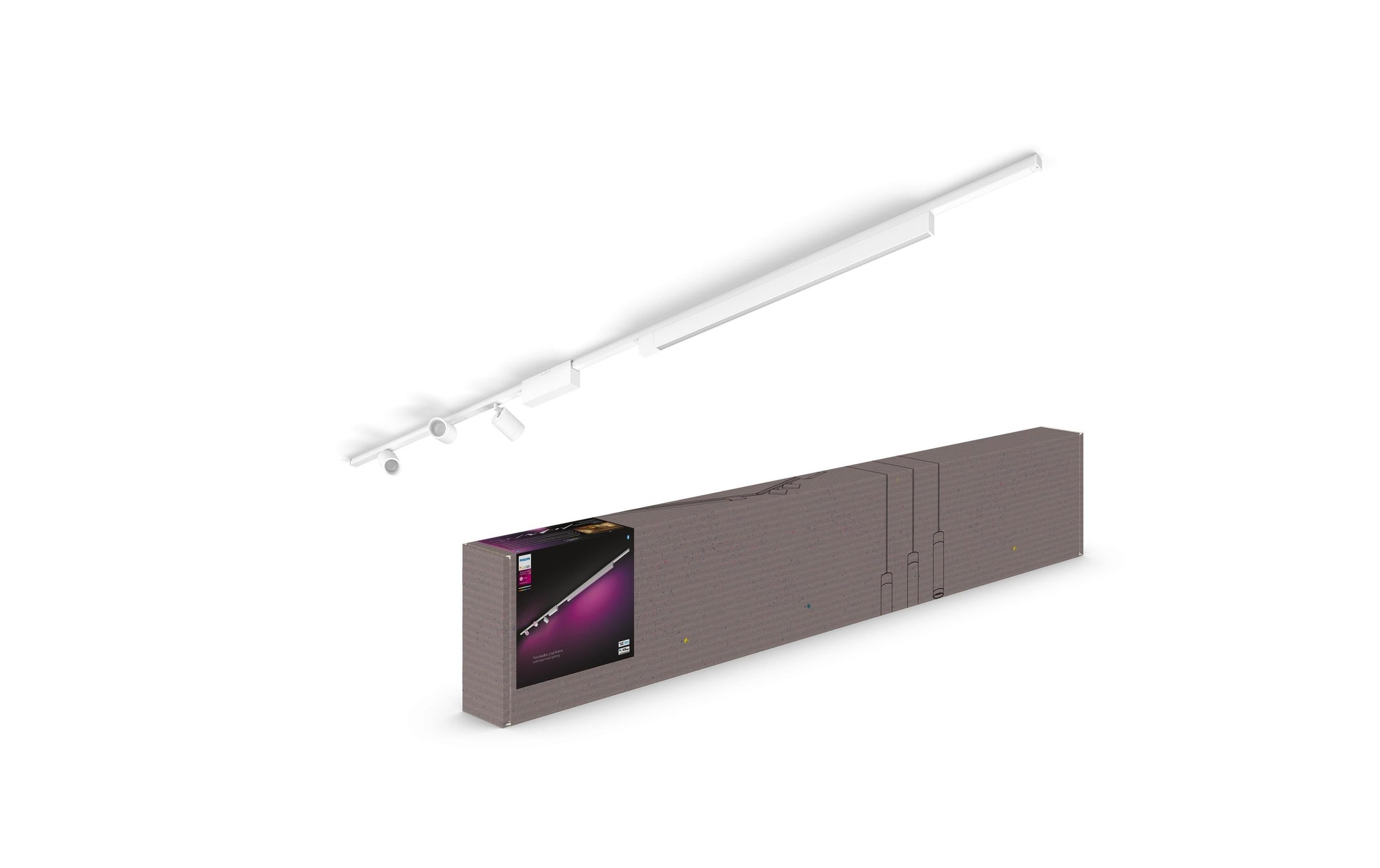 Image of Philips Hue LED Wandleuchte "LED Schienenspot Perifo" RGB