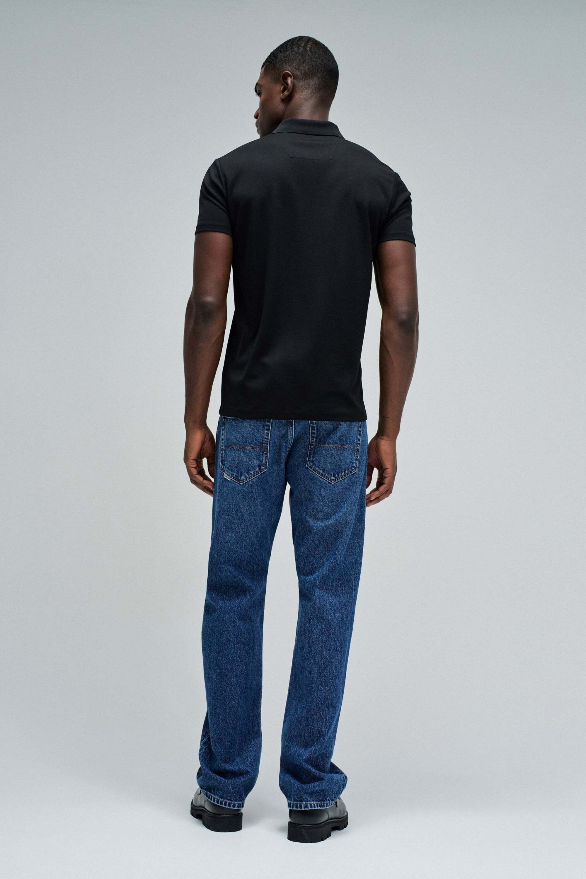 Salsa Polo »Salsa Jeans Polo Pique Structure And Zip«