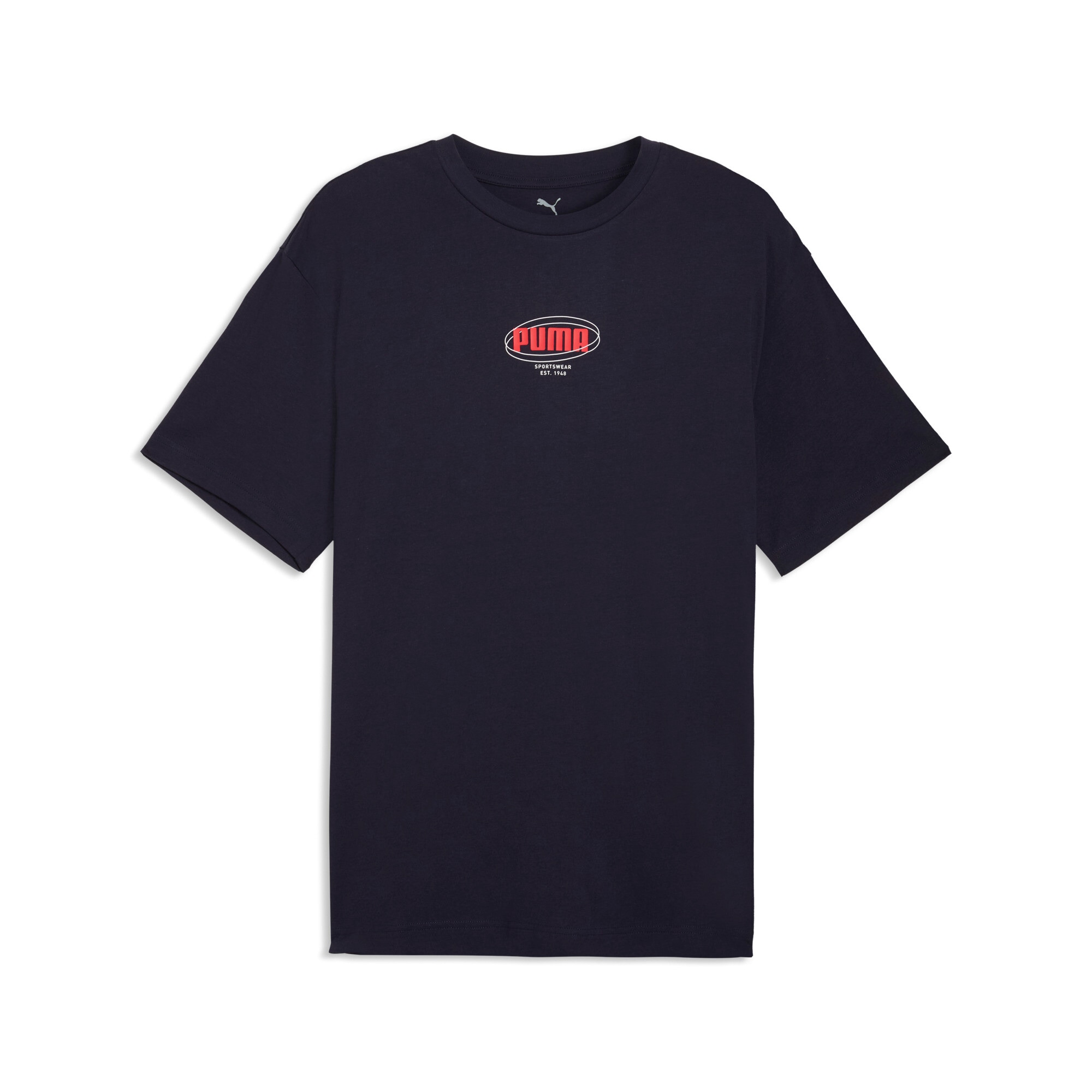 PUMA T-Shirt »ESS LOGO LAB RELAXED STORY 1 TEE« lockere Passform, Kurzarm, Rundhalsausschnitt, sportlicher Stil