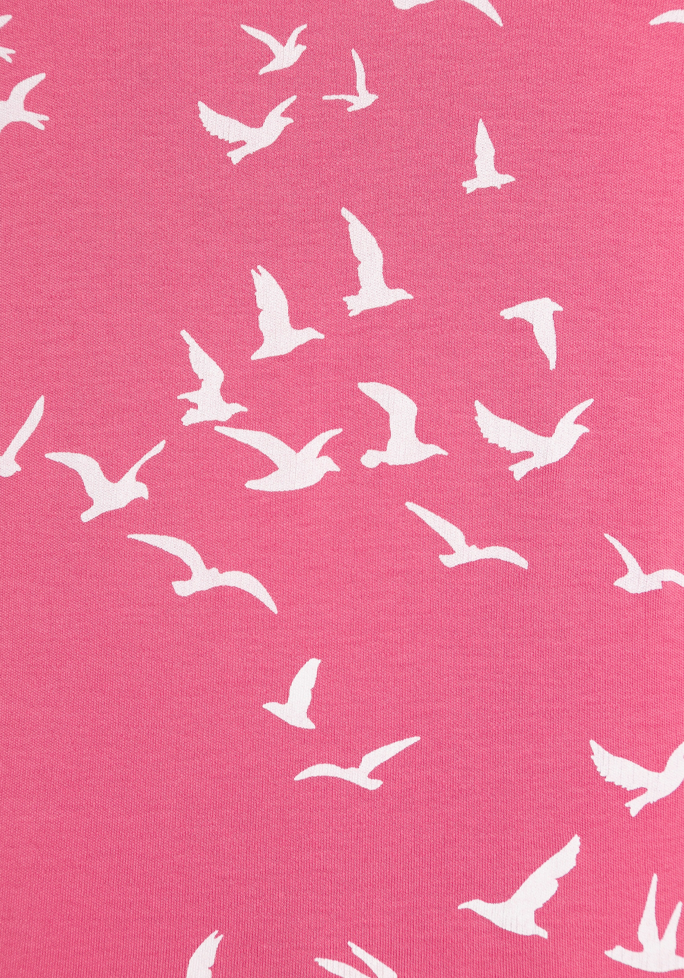KangaROOS Sweatshirt, mit modischem Minimal-Allover-Print