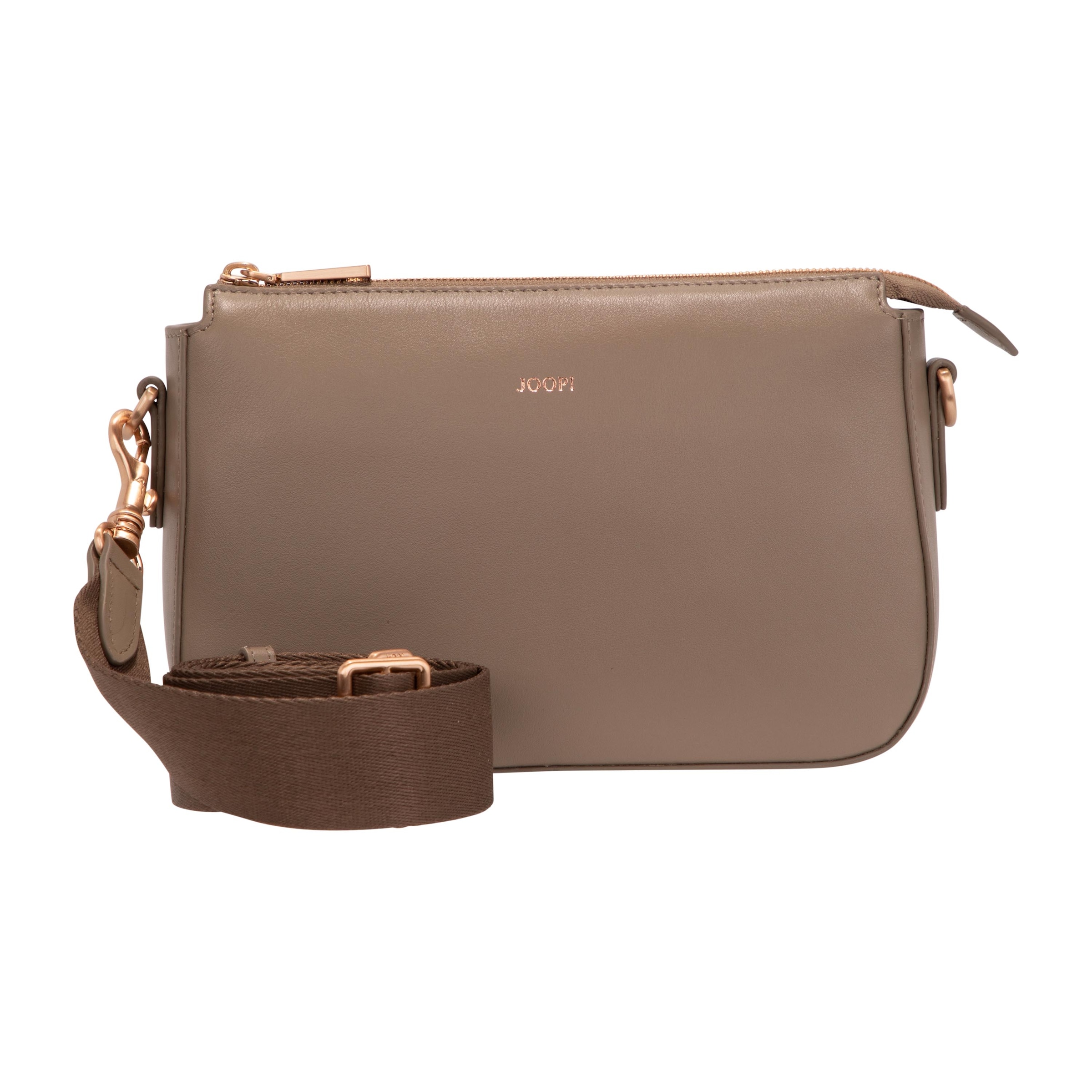 Image of JOOP Umhängetasche "sofisticato 1.0 jasmina shoulderbag shz" Damen Handtasche, Schultertasche mit Logoprägung