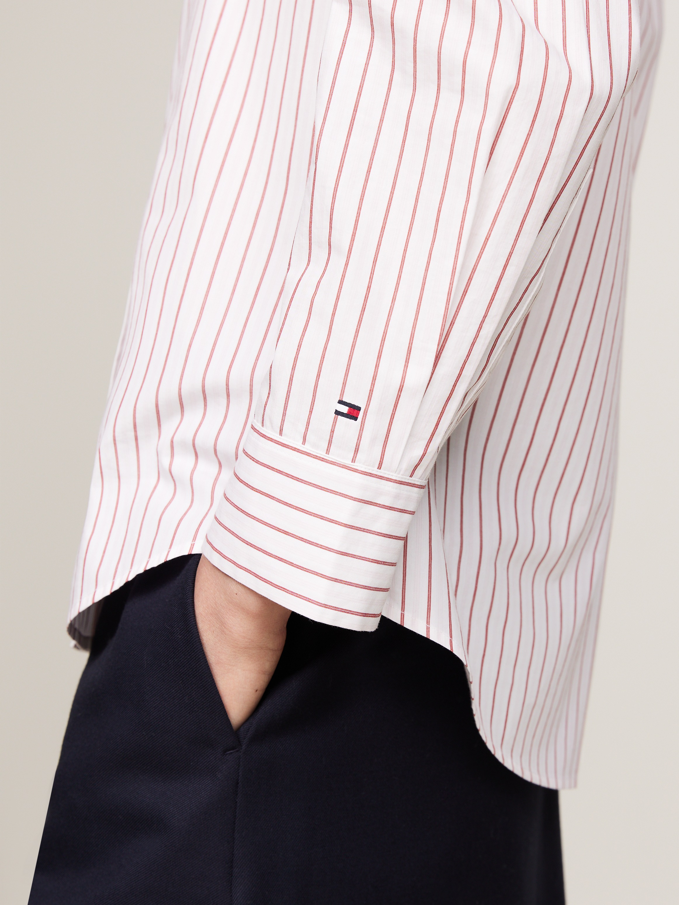 Tommy Hilfiger Hemdbluse »STRIPE REGULAR SHIRT«, mit Streifendessin