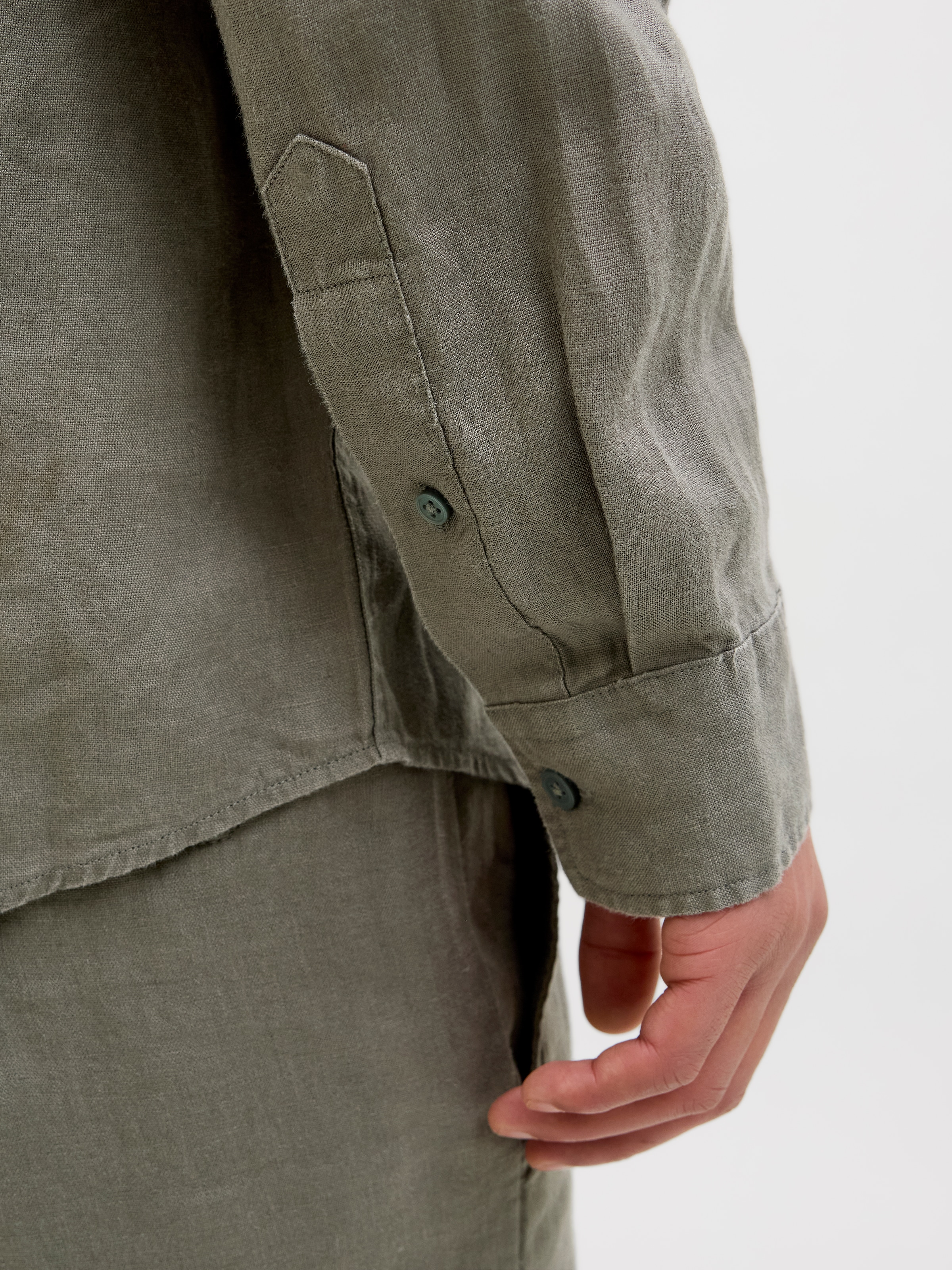 Jack & Jones Langarmhemd »JPRCCLAWRENCE LINEN L/S SHIRT SN«