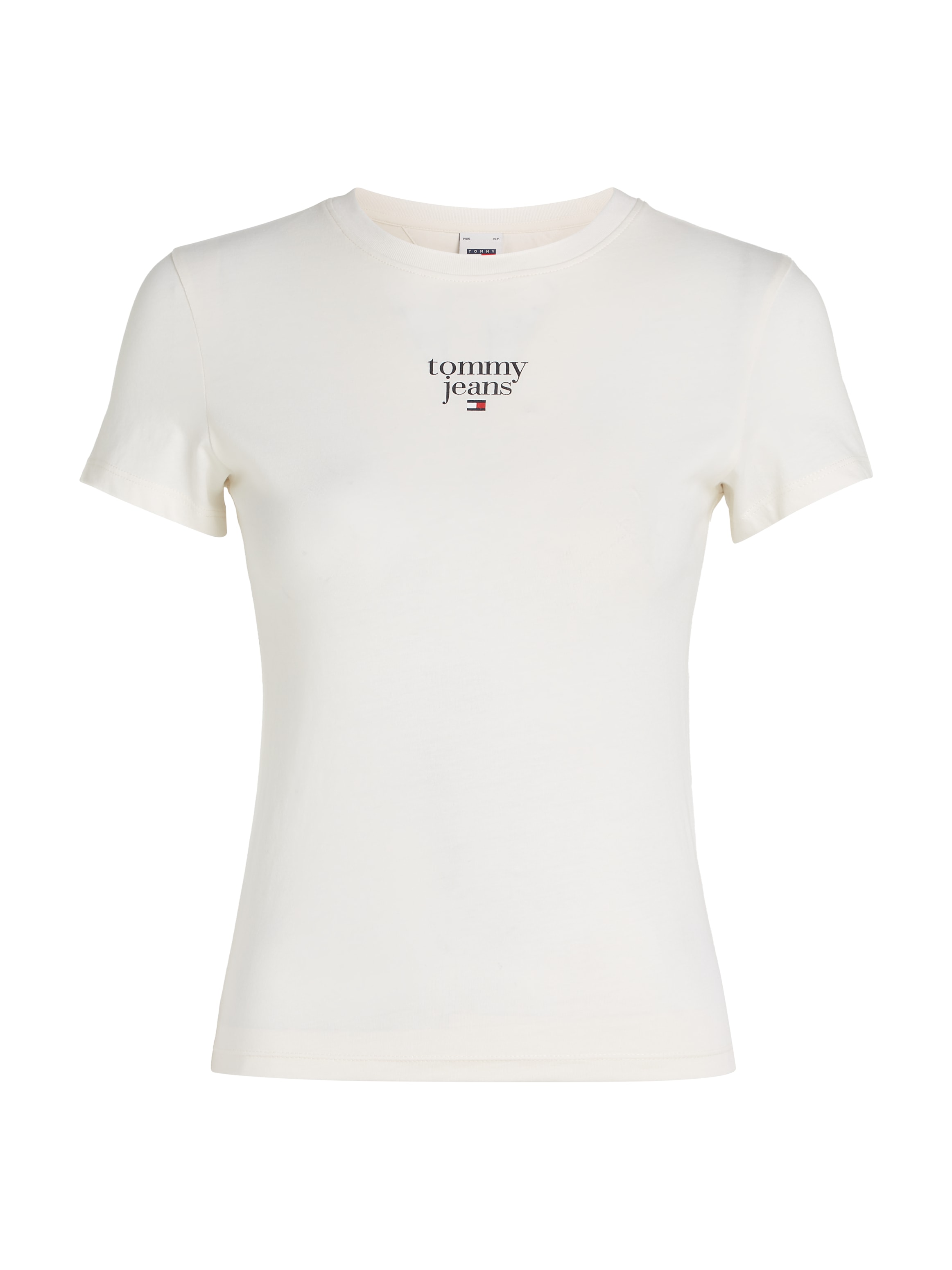 Tommy Jeans Curve T-Shirt »TJW SLIM ESSENTIAL LOGO1 TEE EXT«, in Grossen Grössen mit Logoschriftzug