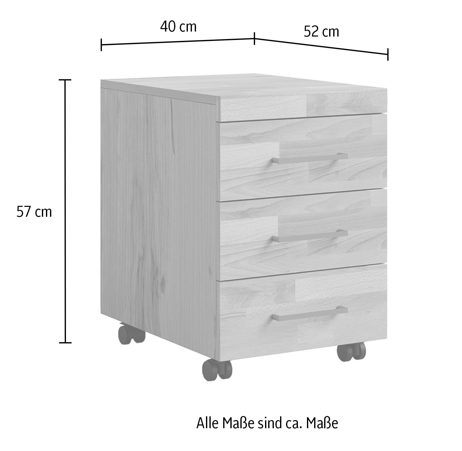 Home affaire Büromöbel-Set »Logo« Set besteht aus Schreibtisch,Rollcointainer,Wandregal, 3 Stk. tlg. passt in verschiedene Einrichtungsstile