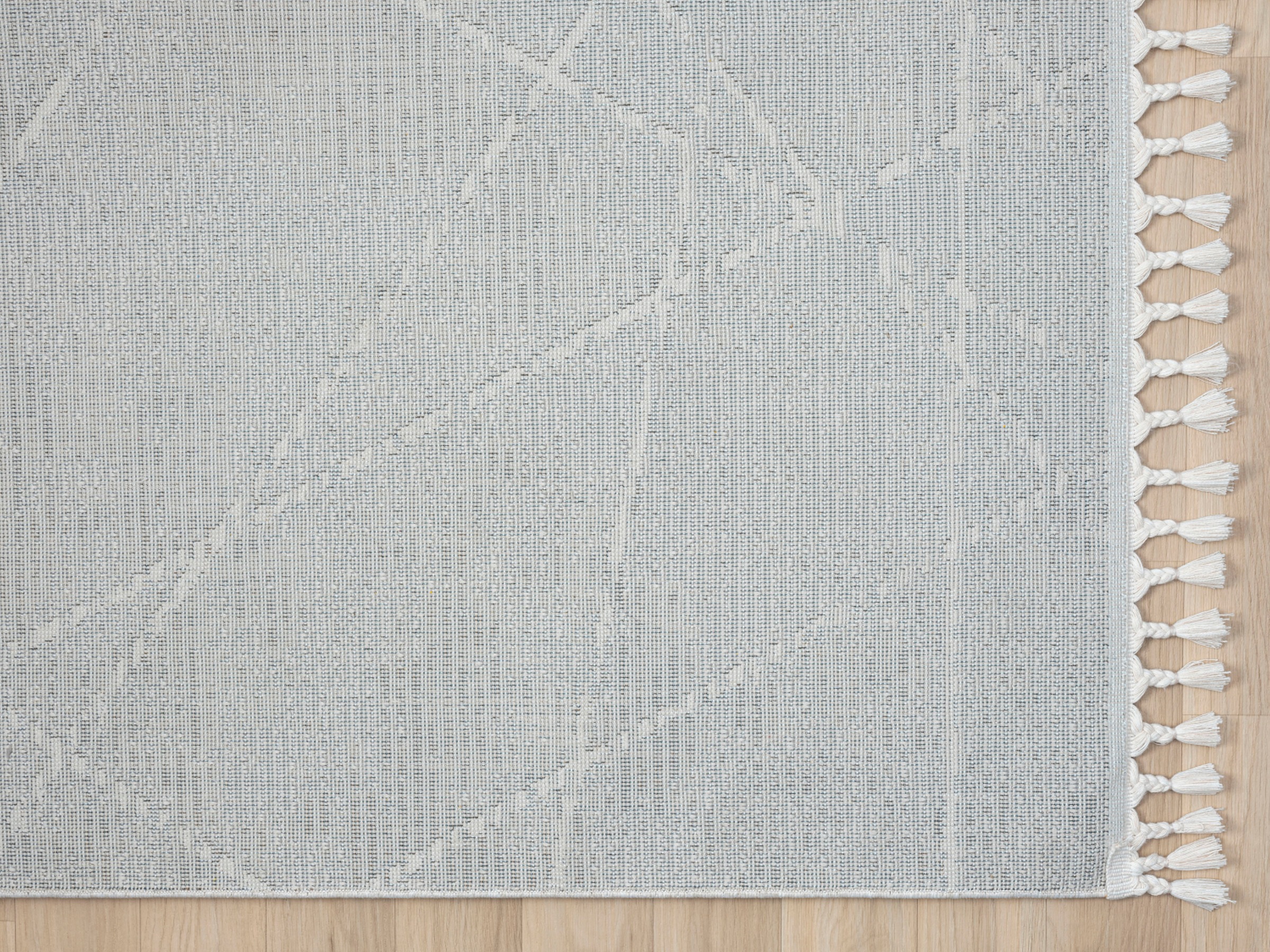 Myflair Möbel & Accessoires Tapis »Nelia, LAGERRÄUMUNG!« Rectangulaire 15 mm Höhe Kurzflor, mit Hoch-Tief Effekt, Microfaser, mit Fransen