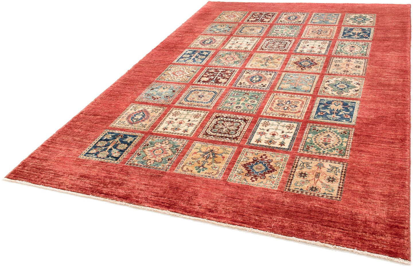 Image of morgenland Orientteppich »Ziegler - 237 x 170 cm - dunkelrot«, rechteckig, 6 mm Höhe, Wohnzimmer, Handgeknüpft, Einzelstück mit Zertifikat bei Ackermann Versand Schweiz