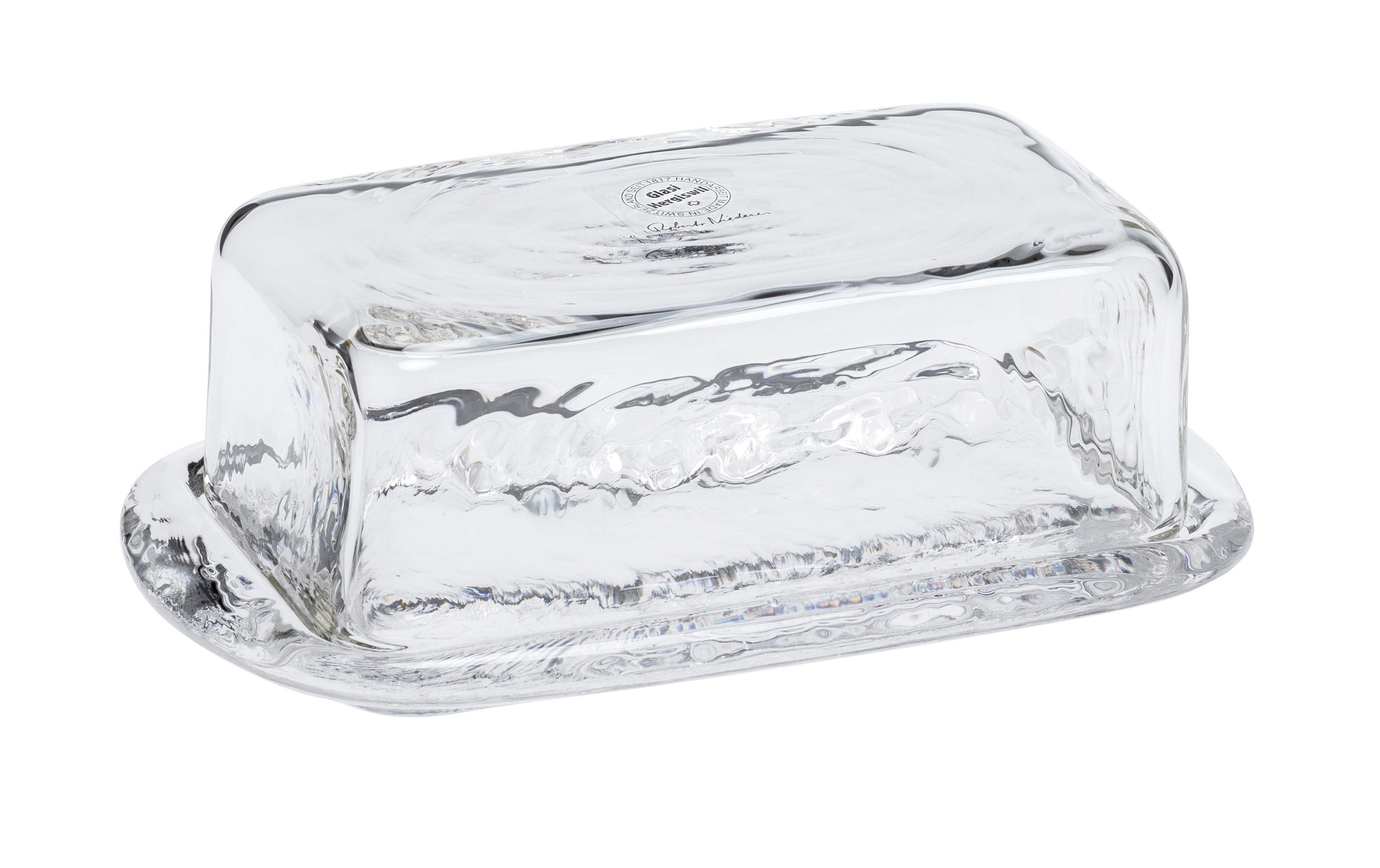 Glasi Hergiswil Butterdose "Burriera"