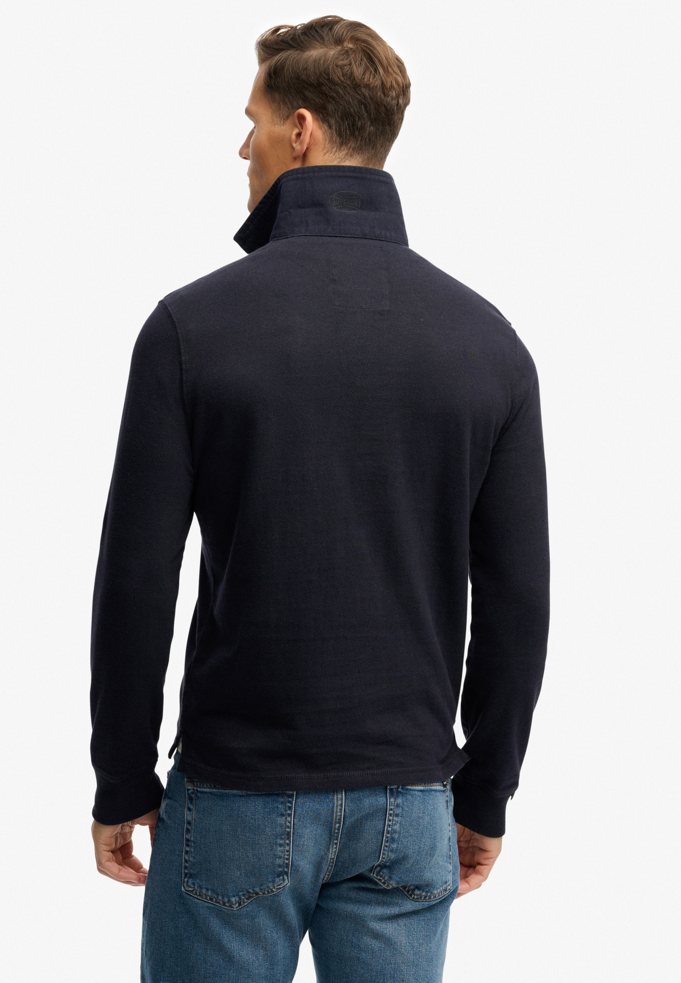 Superdry T-shirt à manches longues »VINTAGE ATHLETIC RUGBY« Baumwolle, relaxed fit