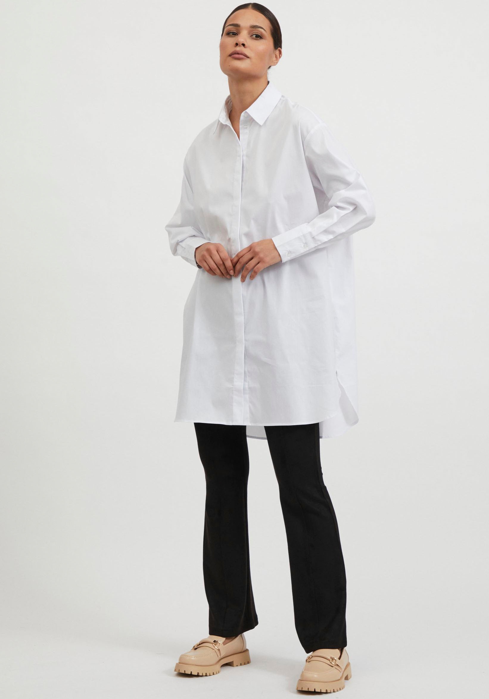 Image of Vila Longbluse »VIGIMAS OVERSIZE«, VOKUHILA - Hinten etwas länger bei Ackermann Versand Schweiz